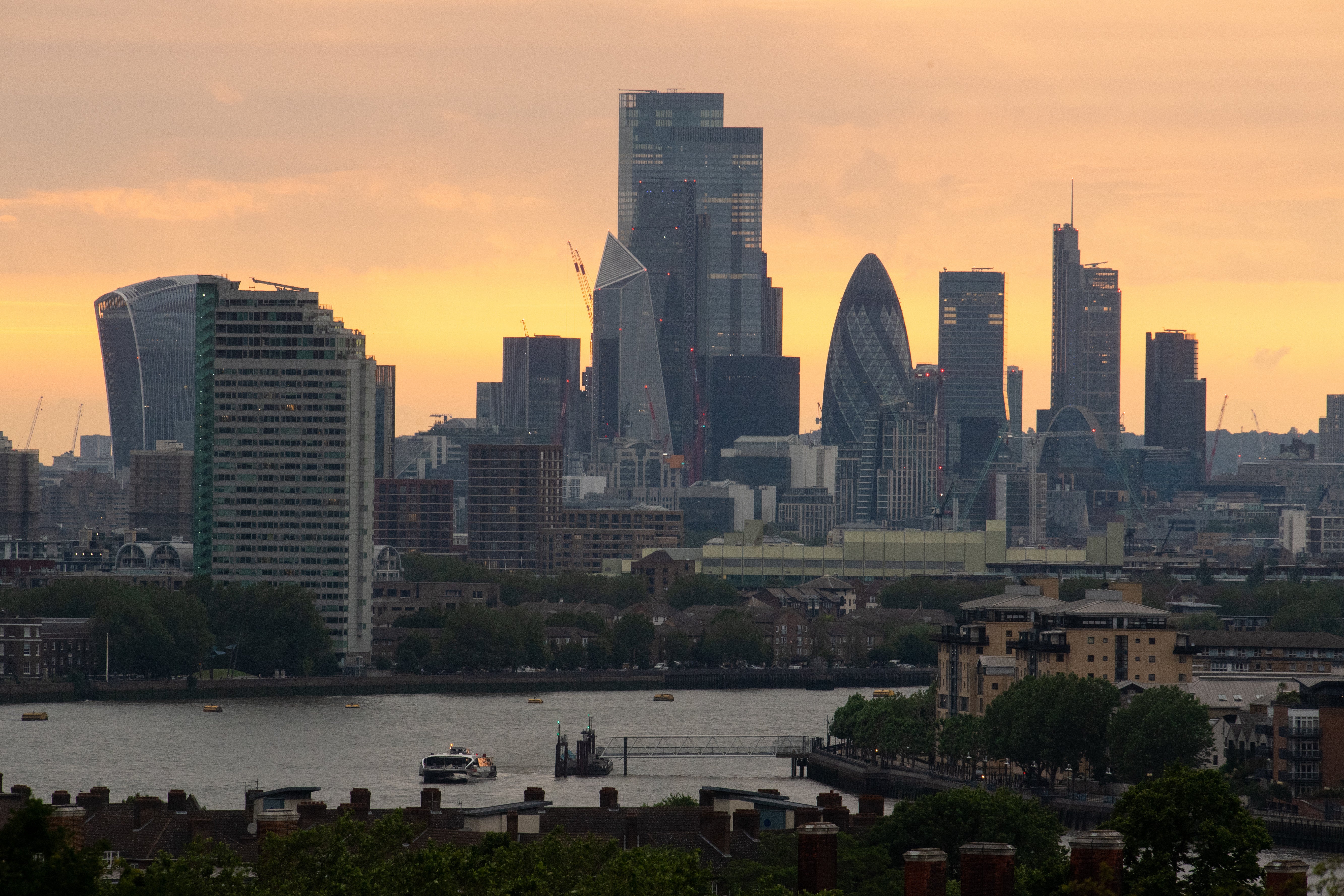 The FTSE 100 closed up at an 18-month high (Dominic Lipinski/PA)