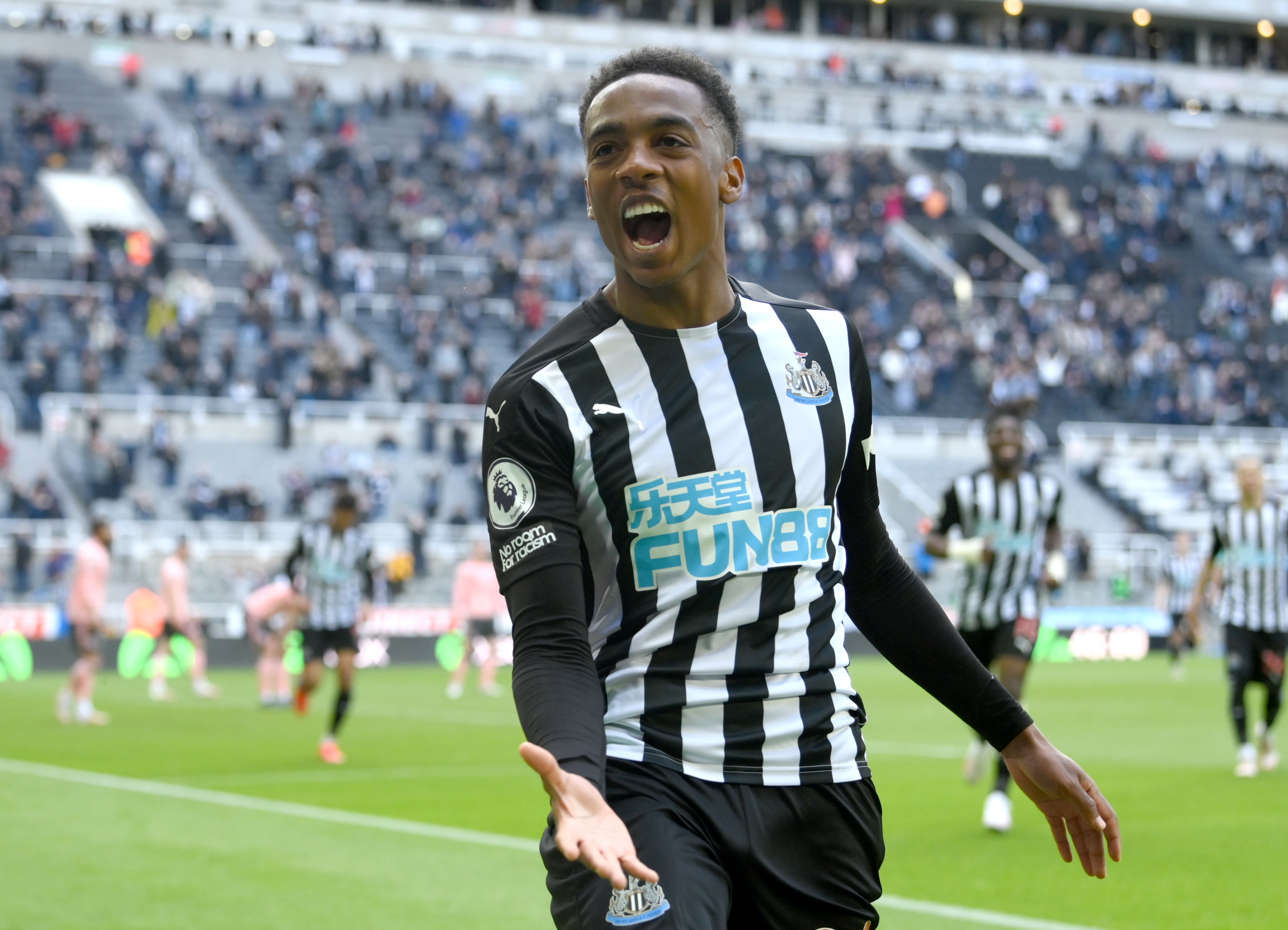 Arsenal midfielder Joe Willock is joining Newcastle after a stunning loan spell last season (Stu Forster/PA)