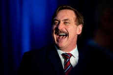 Mike Lindell leaves stage at his ‘Cyber Symposium’ after judge rules Dominion $1billion lawsuit against him can move ahead