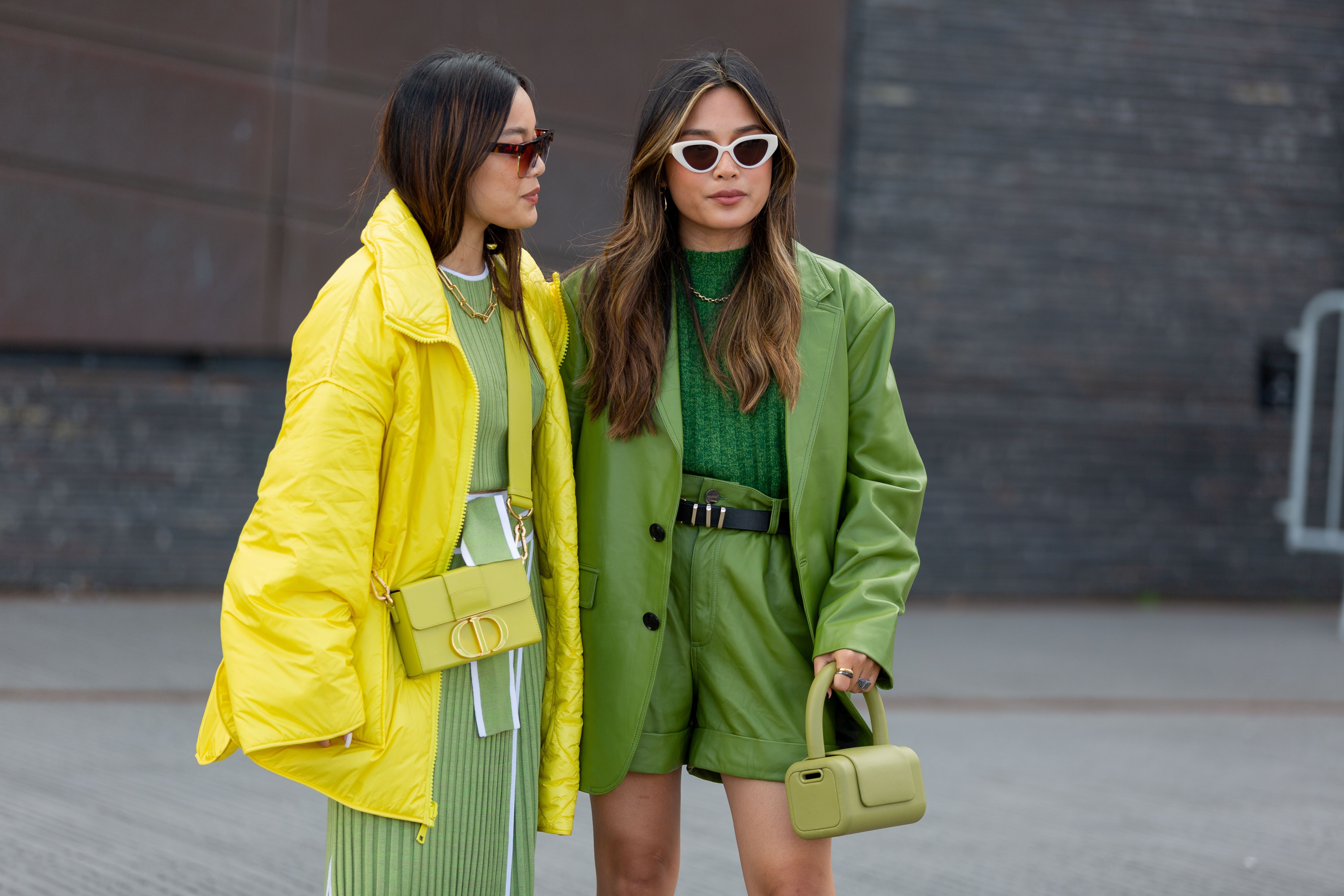 A pop of yellow and green