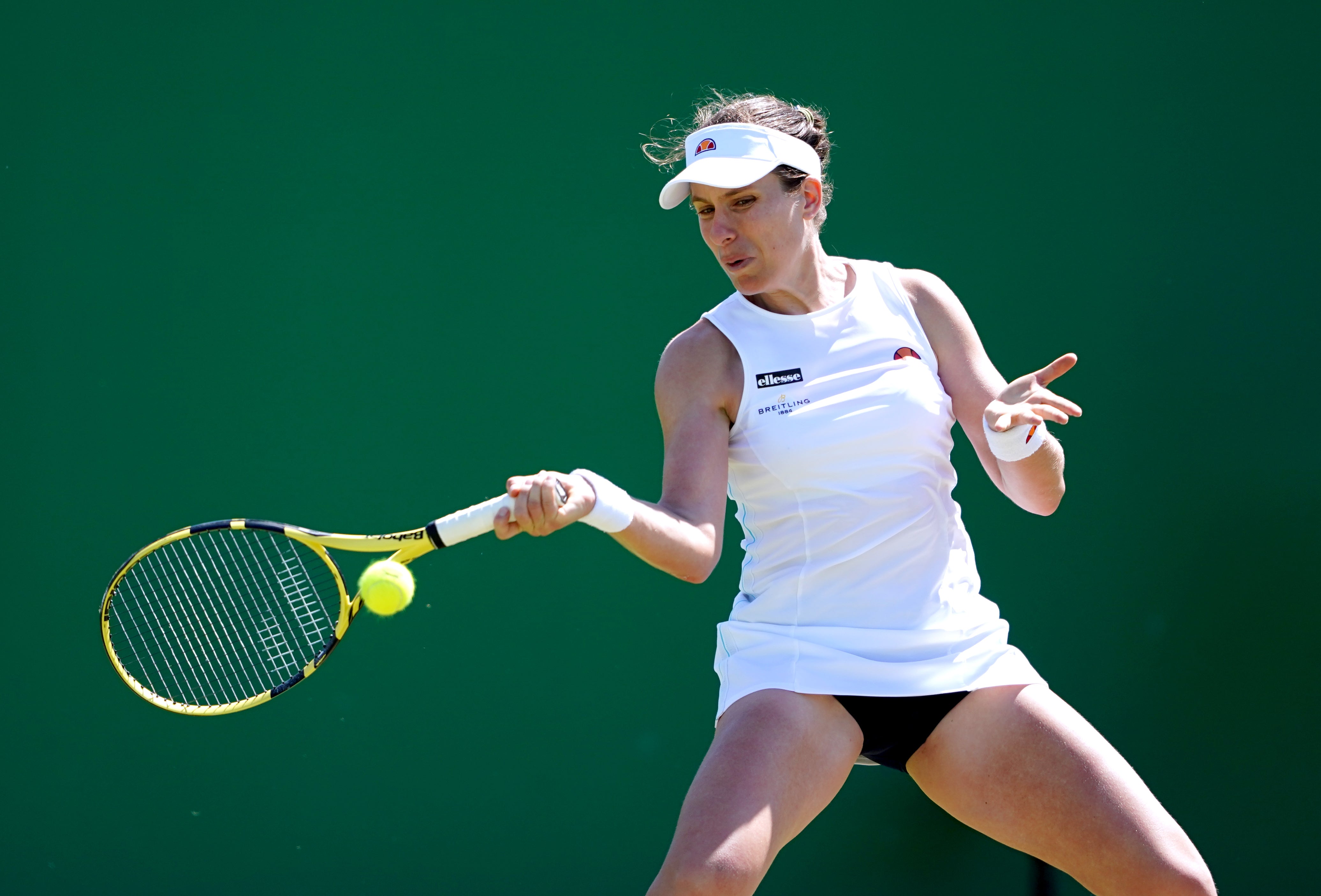 Johanna Konta has been hit by injury in Canada (Zac Goodwin/PA)