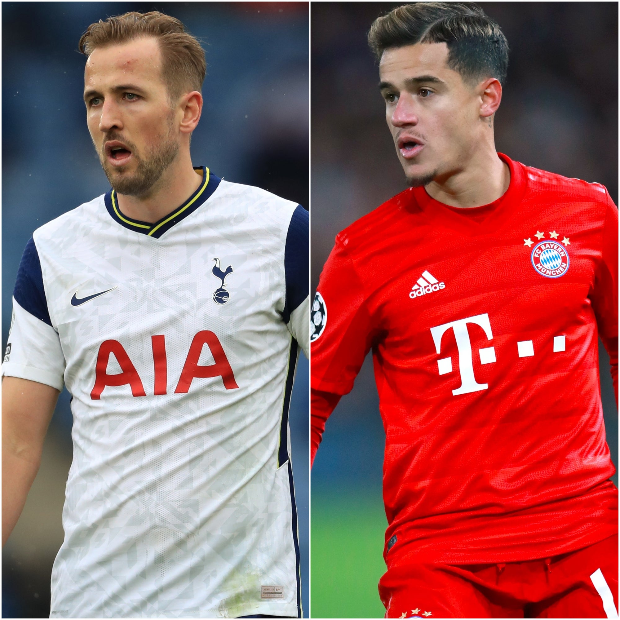 Harry Kane/ Philippe Coutinho (Mike Egerton/ Adam Davy/PA)