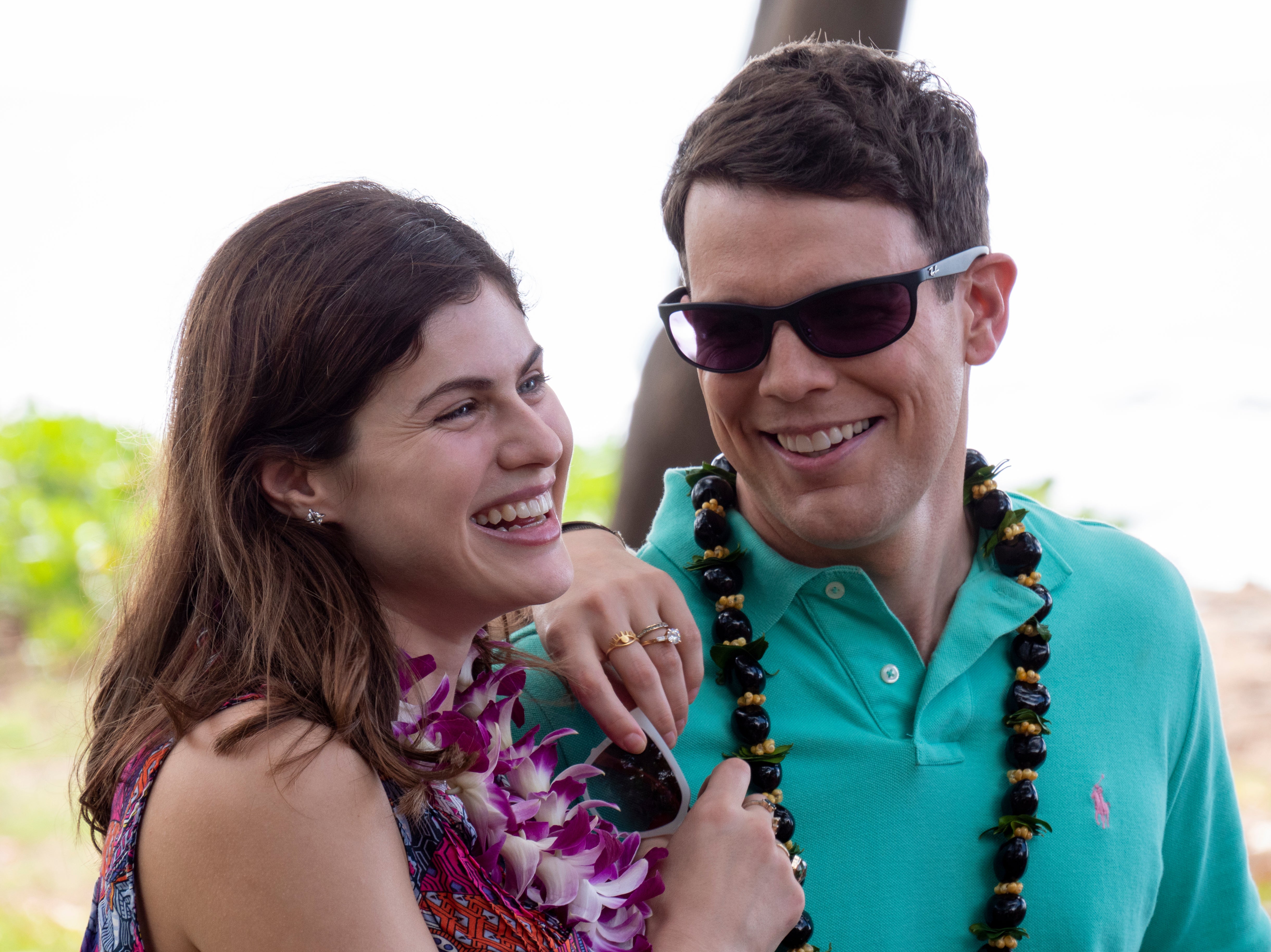 Stranger than paradise: Alexandra Daddario and Jake Lacey as newlyweds Rachel and Shane Patton in ‘The White Lotus’