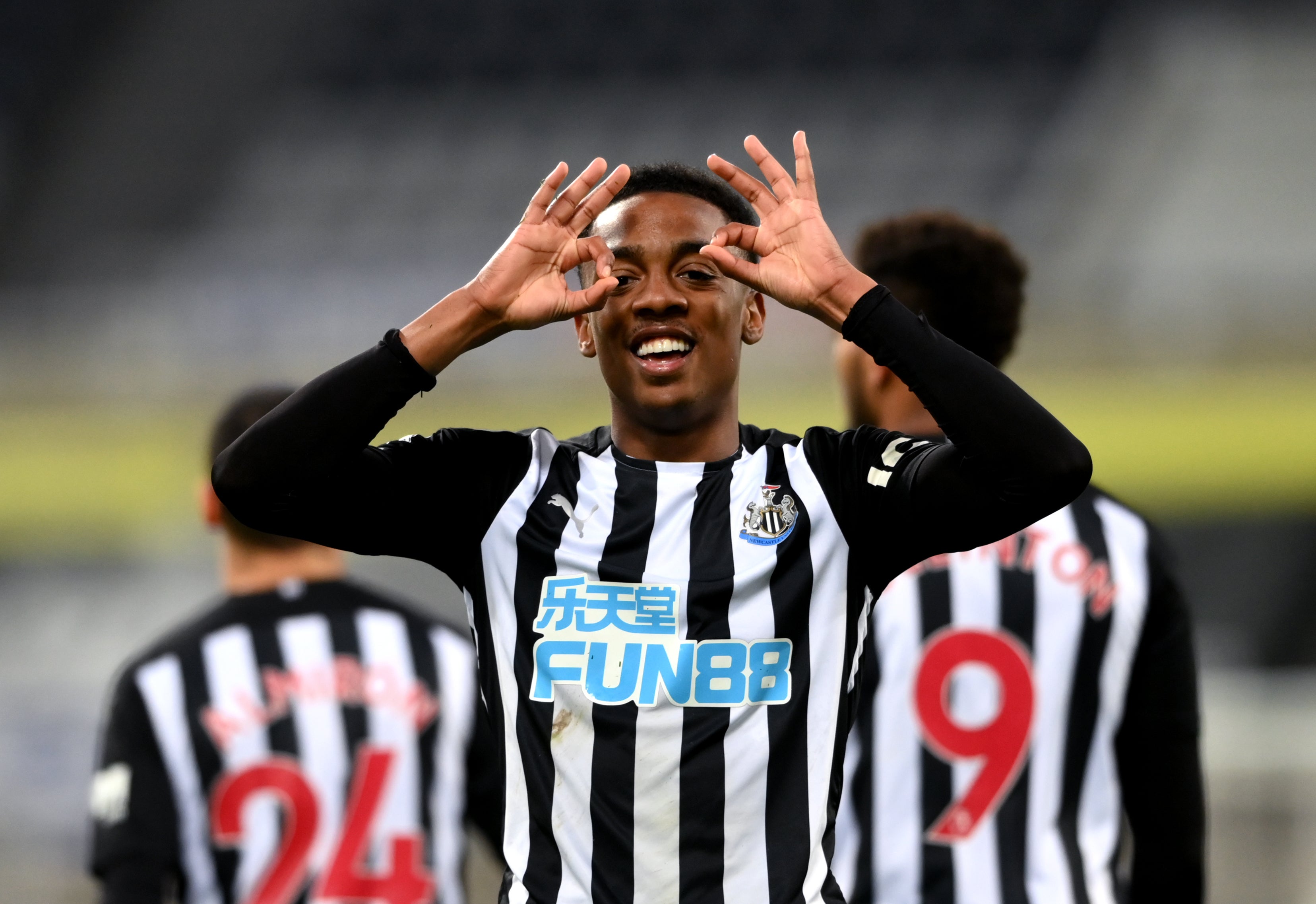 Joe Willock is close to completing his move from Arsenal to Newcastle (Stu Forster/PA)