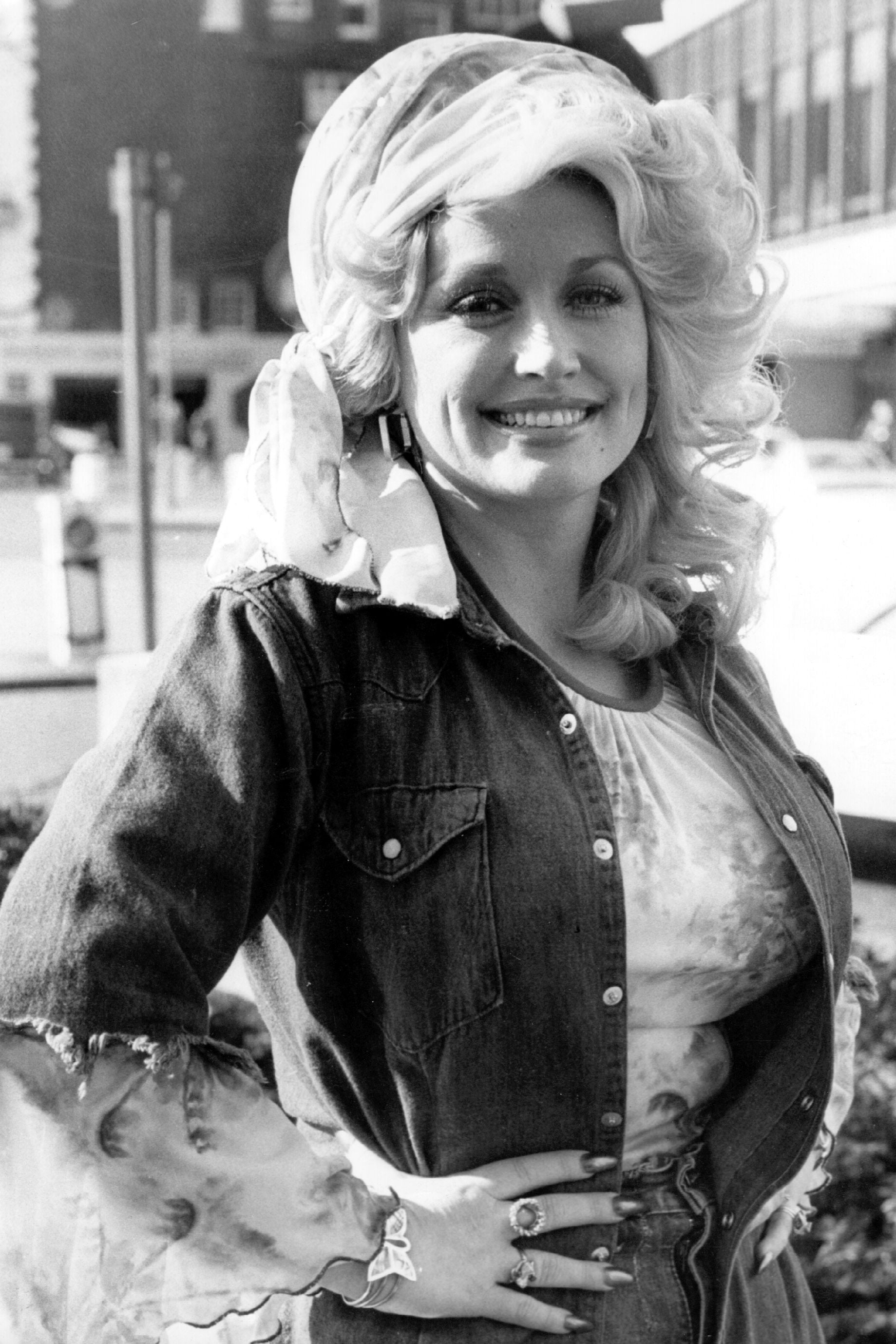 Pictured in London in 1977 before her UK tour