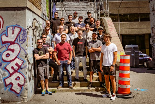 This photo of the staff at Raccoon Logic showing an all white male staff went viral