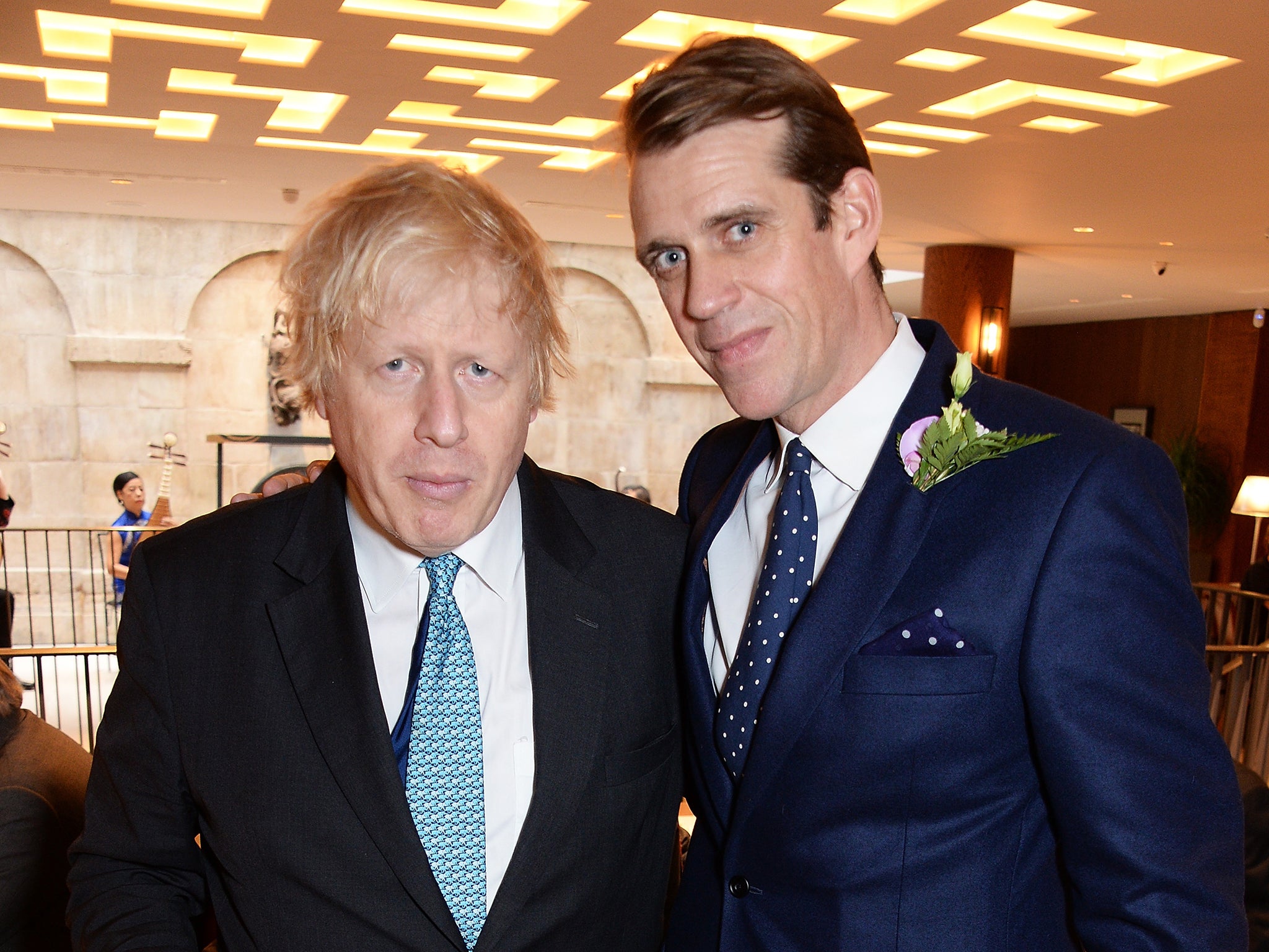 Boris Johnson with Tory co-chair Ben Elliot