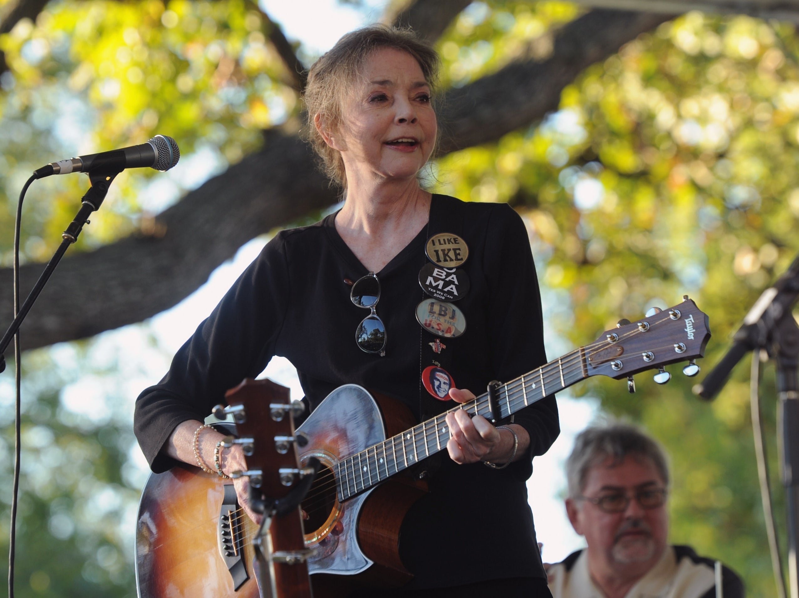 Nanci Griffith at the 12th annual Americana Music festival at Centennial Park on October 15, 2011