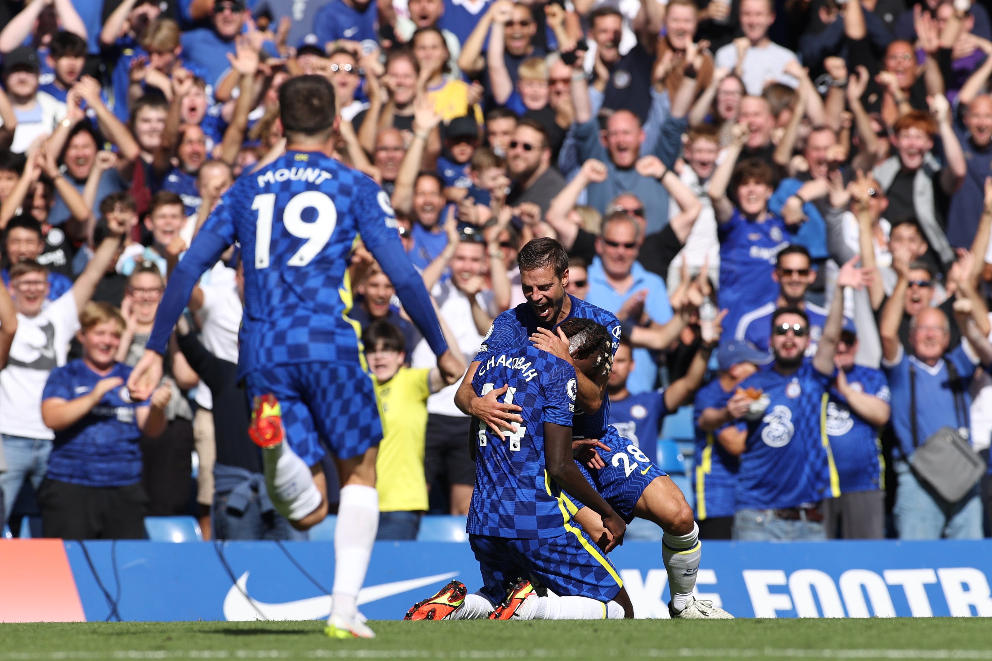 Trevoh Chalobah collapsed to his knees after scoring on his Premier League debut