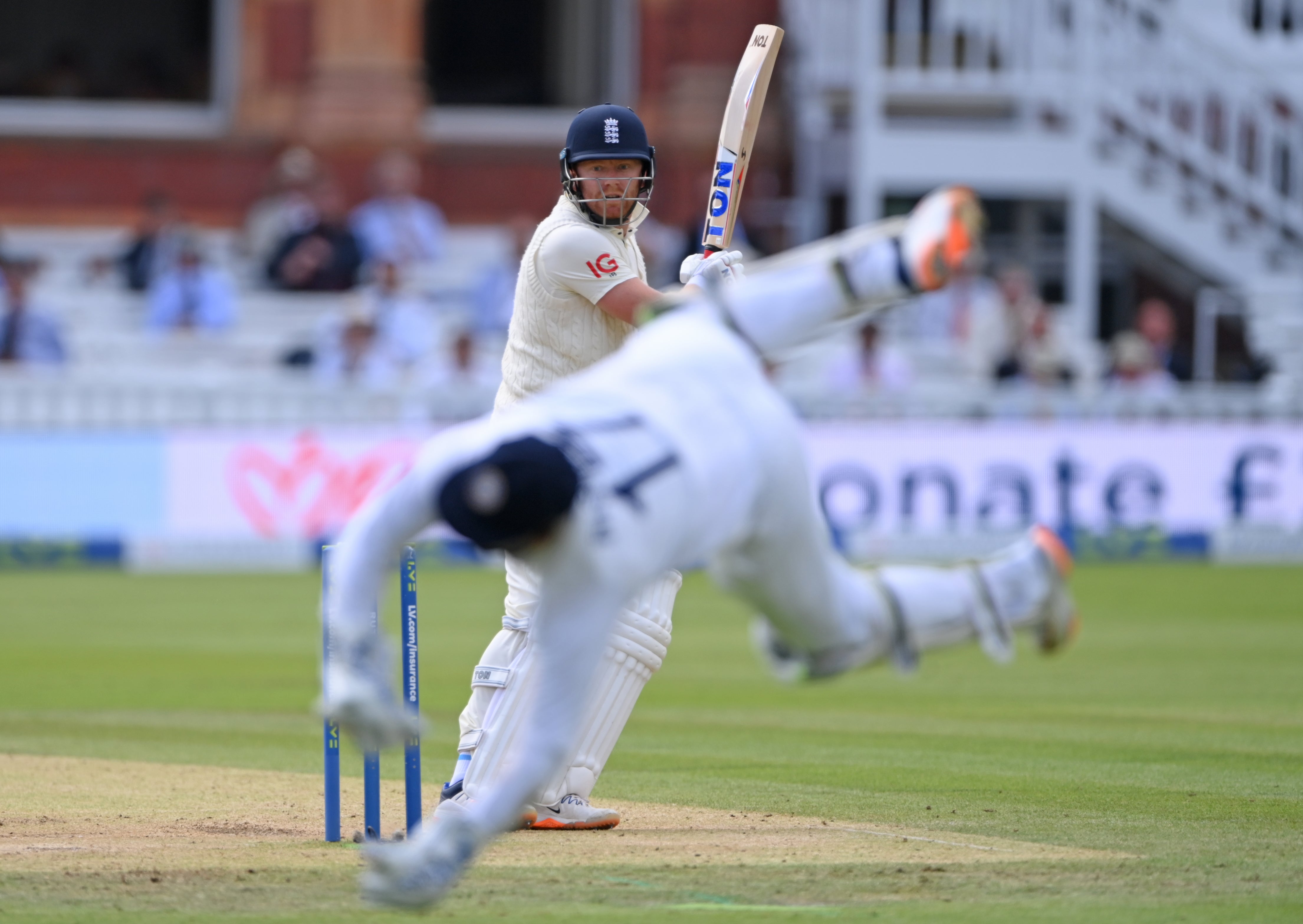 Jonny Bairstow played a key role for England on day three