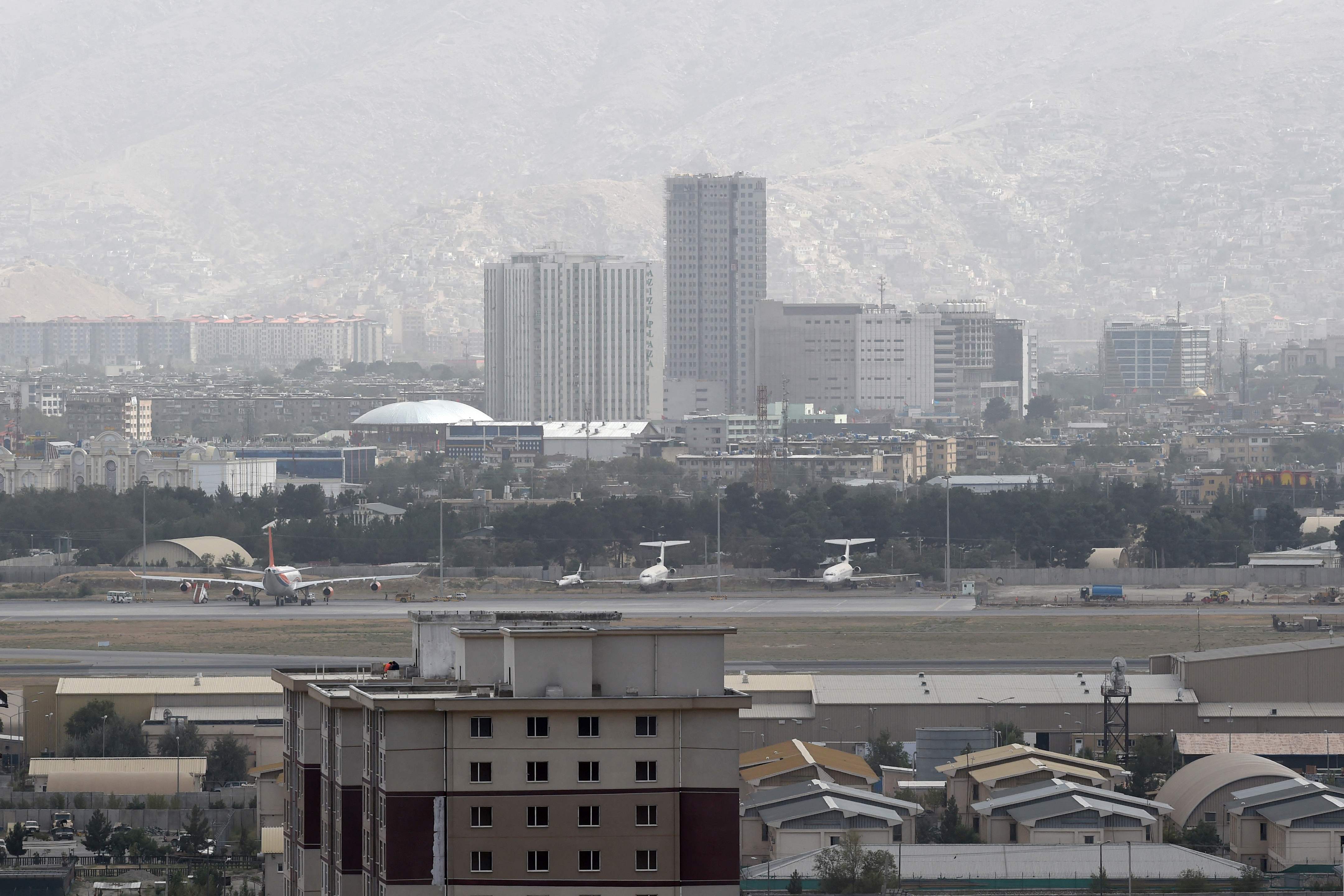 Kabul airport. A number of countries including the UK have rushed to evacuate their citizens from Afghanistan as Taliban advance on the capital