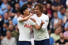Son Heung-min gives Tottenham opening victory over Manchester City