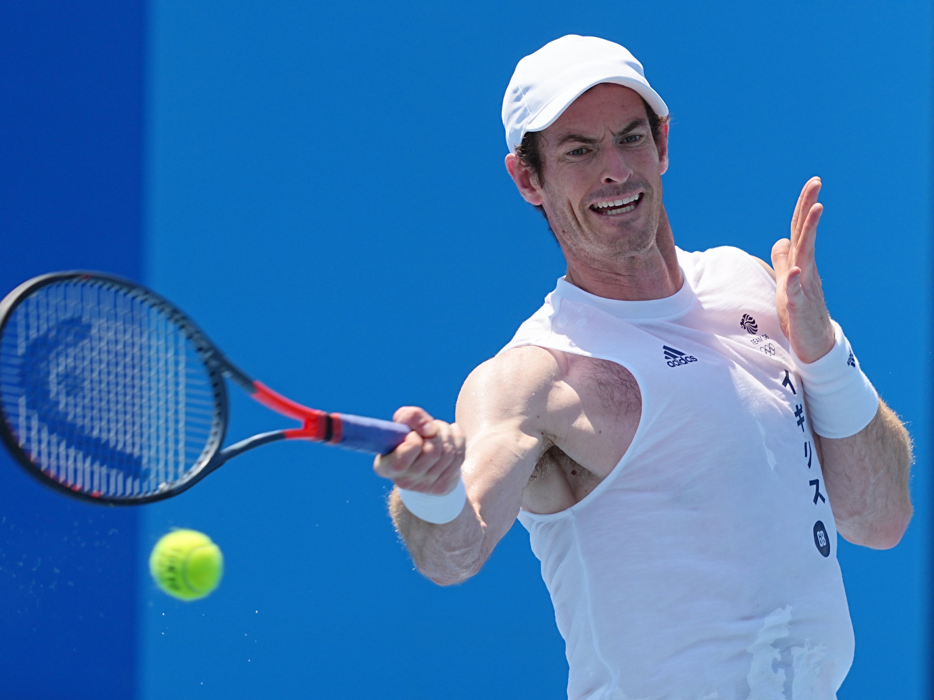 Andy Murray withdrew from the Olympic singles tournament with a quadricep injury (DPA)