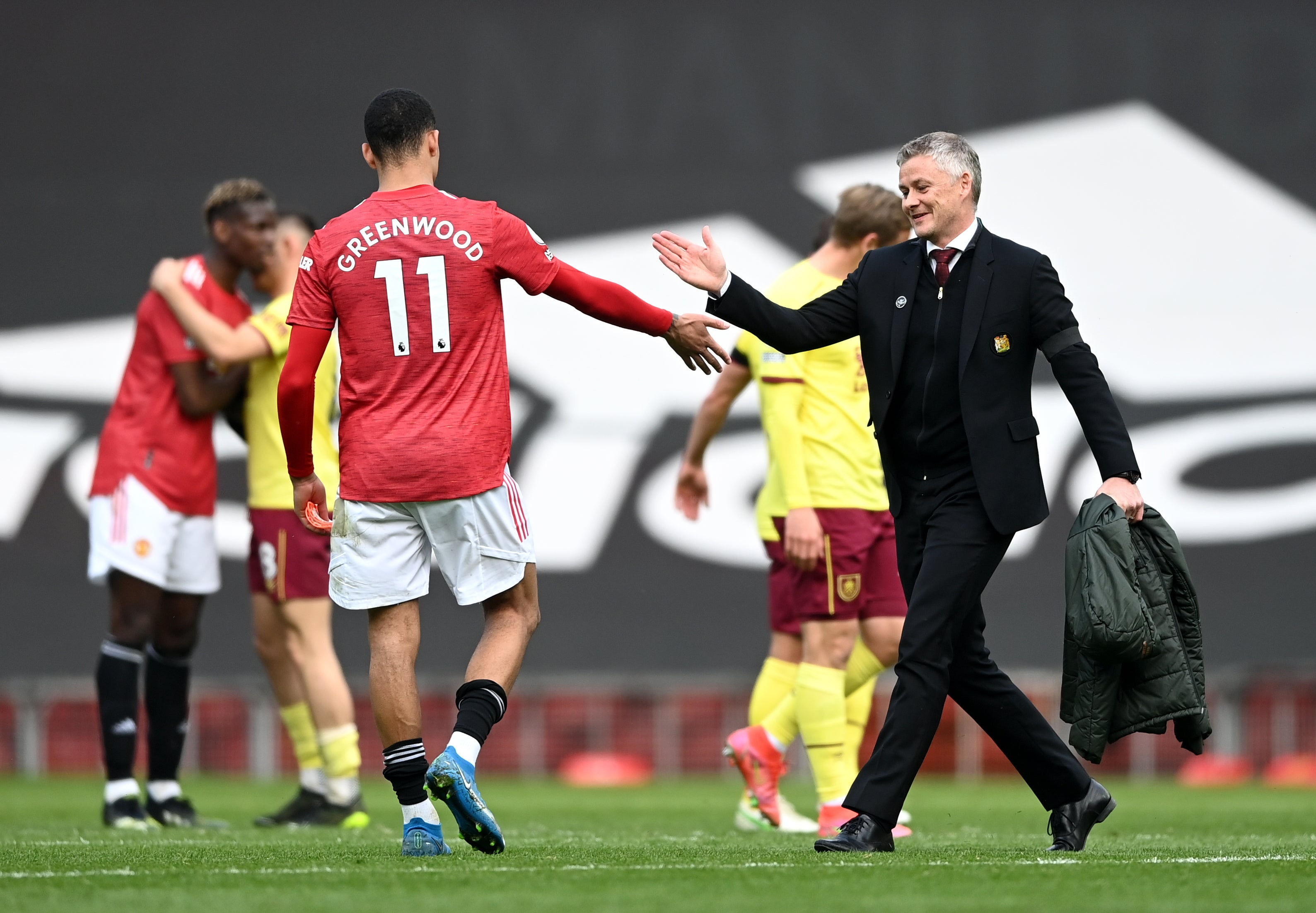 Ole Gunnar Solskjaer has been impressed by Mason Greenwood’s progress over the summer (Gareth Copley/PA)