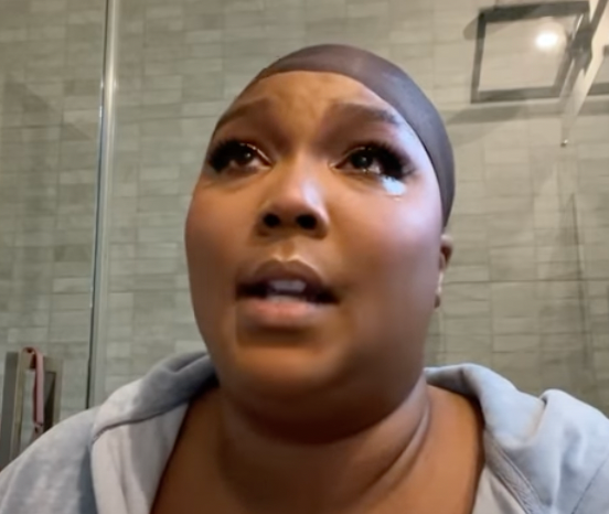 Lizzo discussing the abusive comments