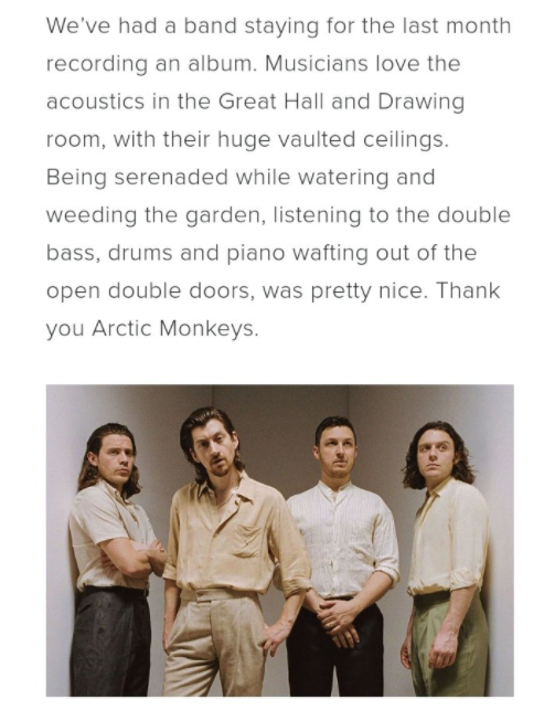 Wedding venue confirms Arctic Monkeys have recorded a new album