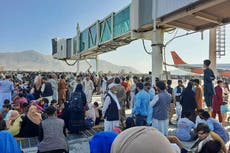 Afghanistan: ‘At least five dead’, eyewitnesses say, amid Kabul airport chaos