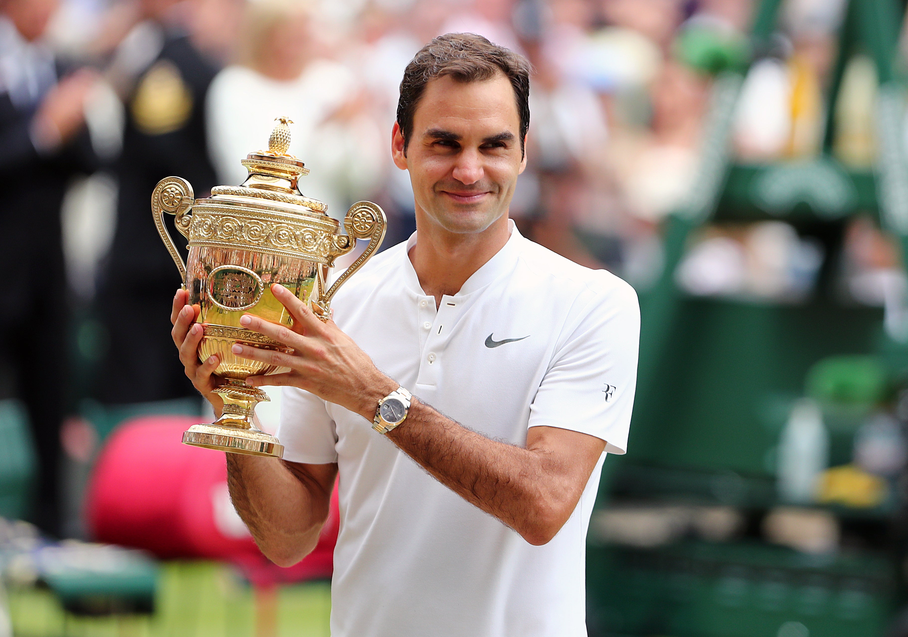 Roger Federer won eight Wimbledon titles (Gareth Fuller/PA)