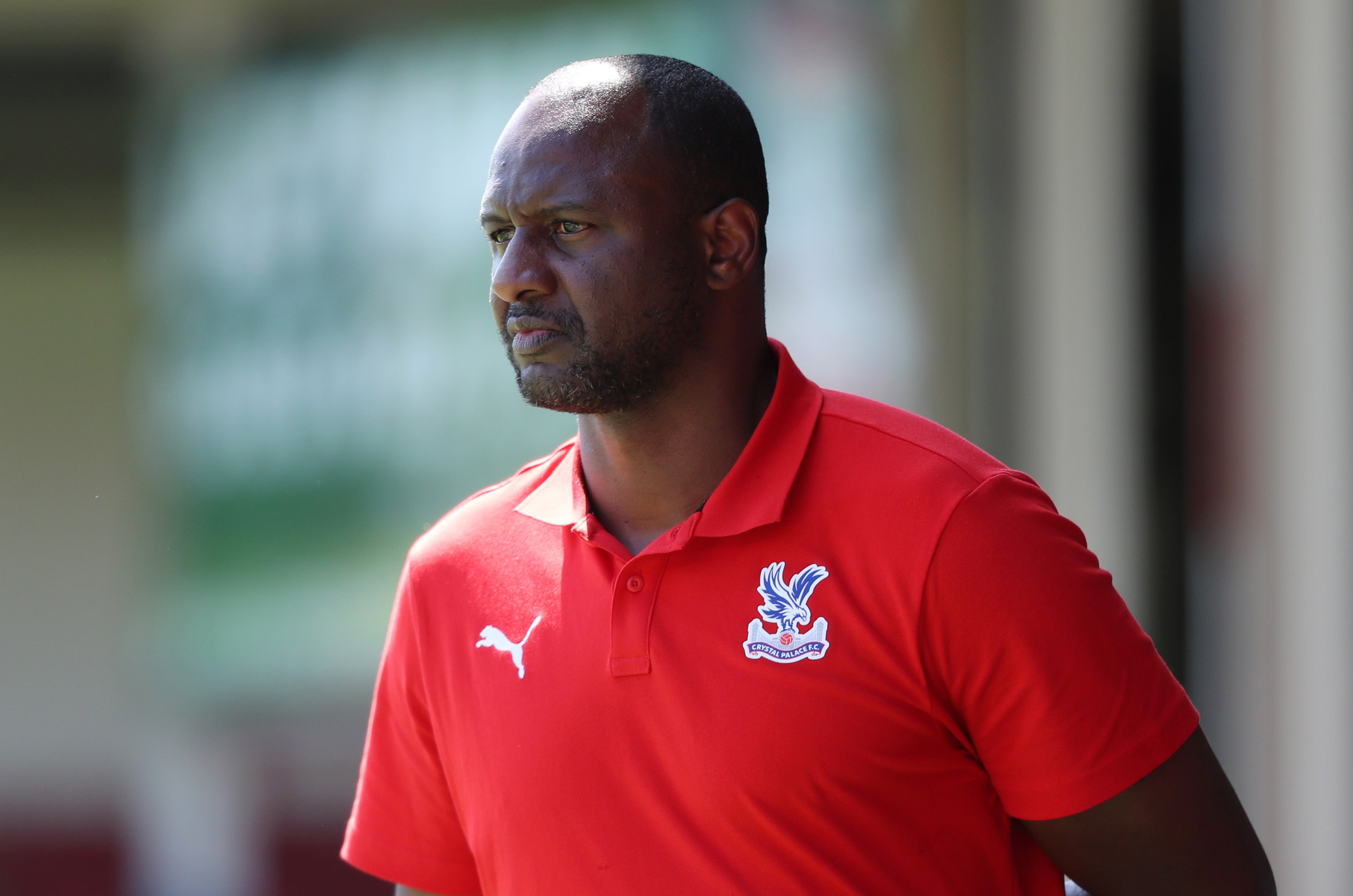 Patrick Vieira saw his Palace side lose at Chelsea (Morgan Harlow/PA)