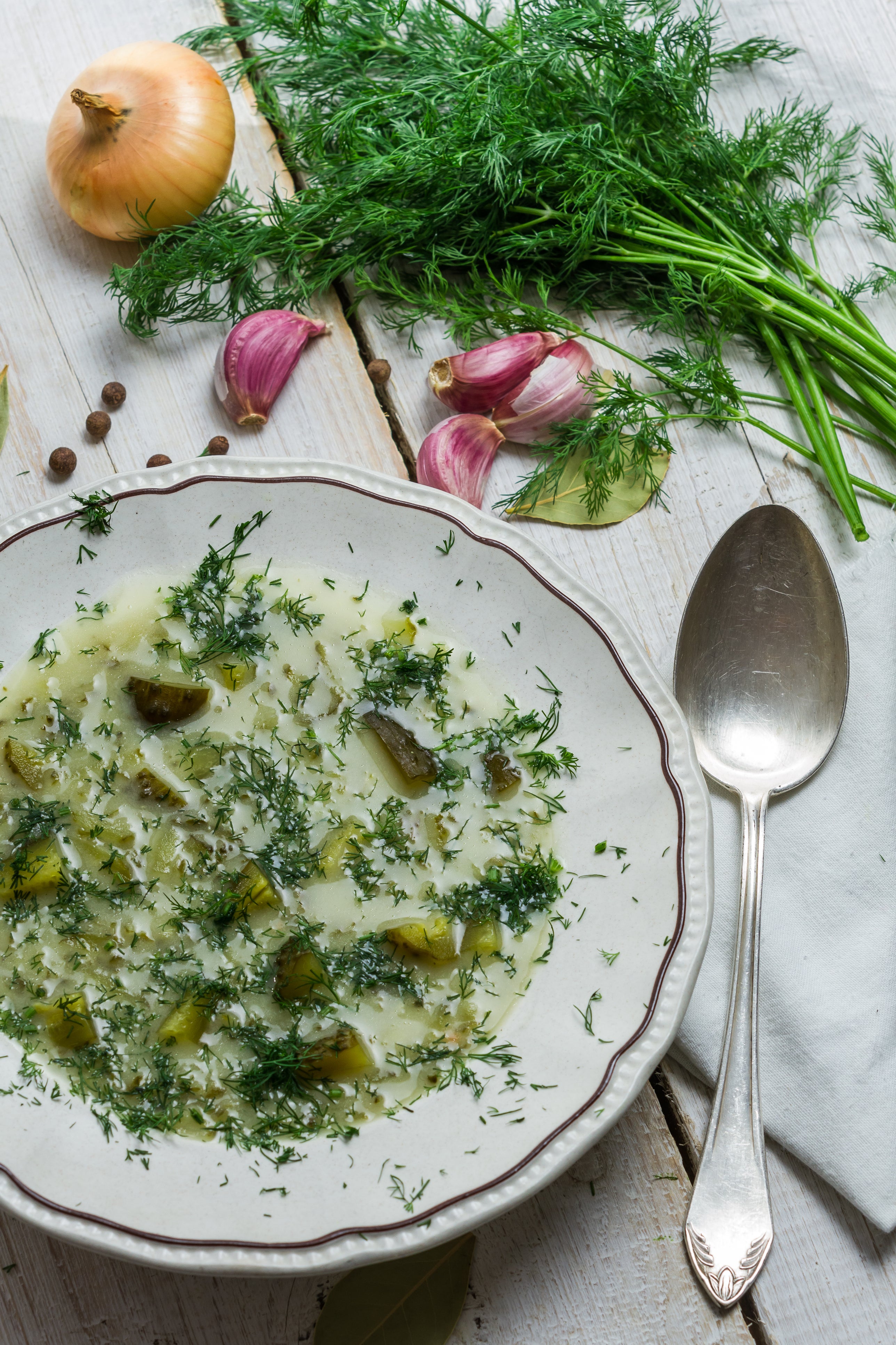 Iranian chilled soup is quick to make and life-affirming in late summer heat