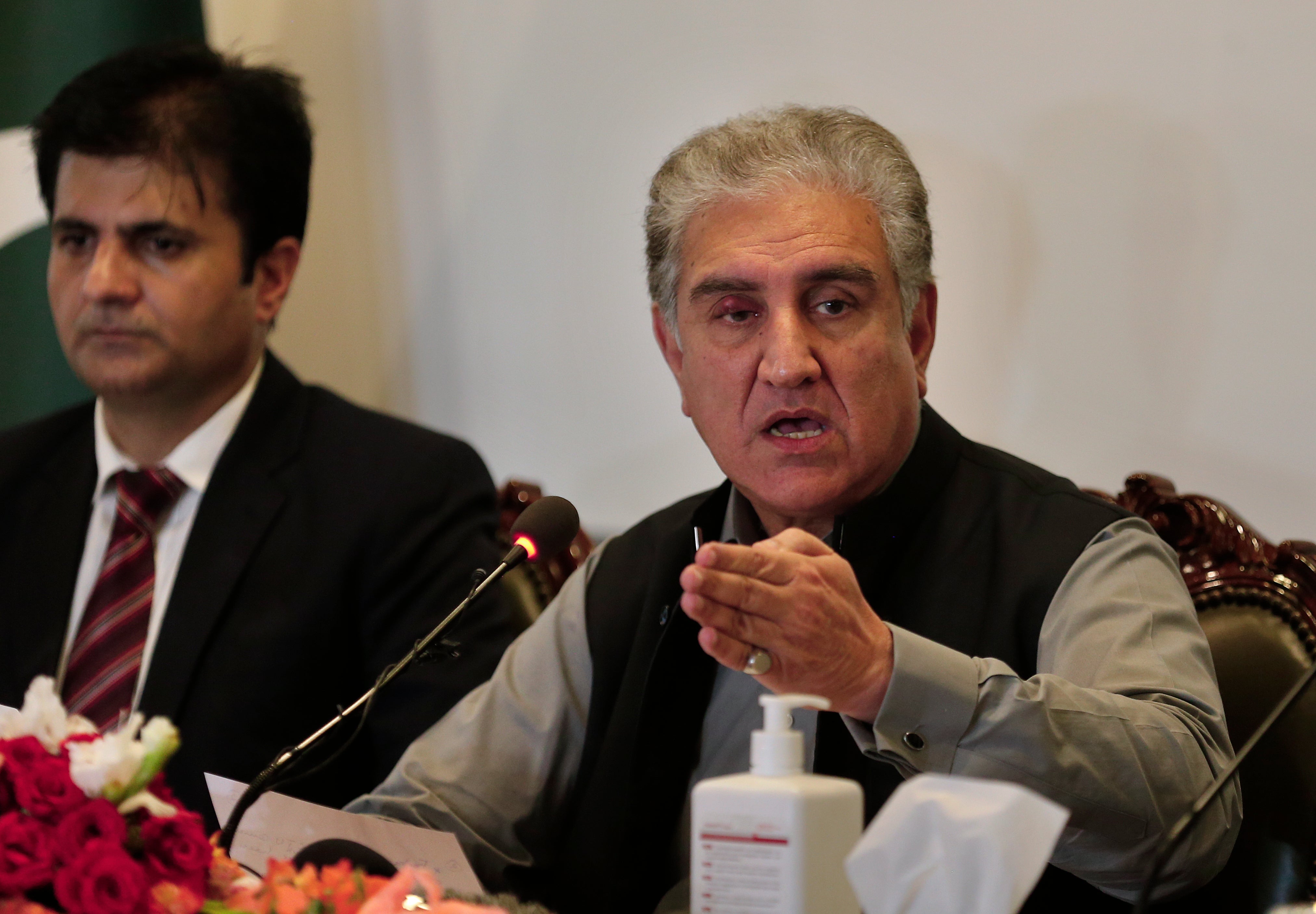 Pakistan’s foreign minister Shah Mahmood Qureshi