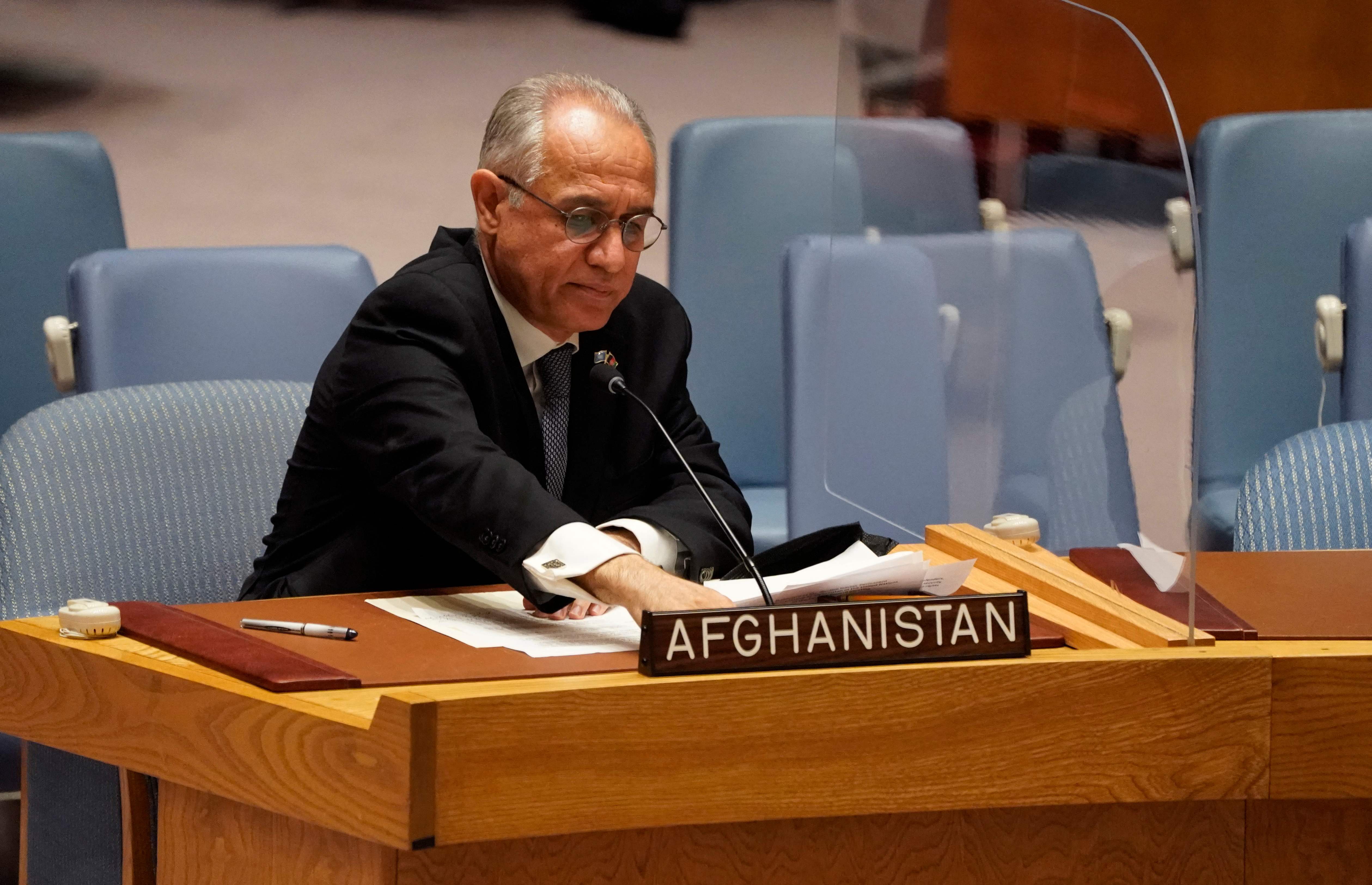 Afghanistan’s representative to the UN, Ghulam M Isaczai