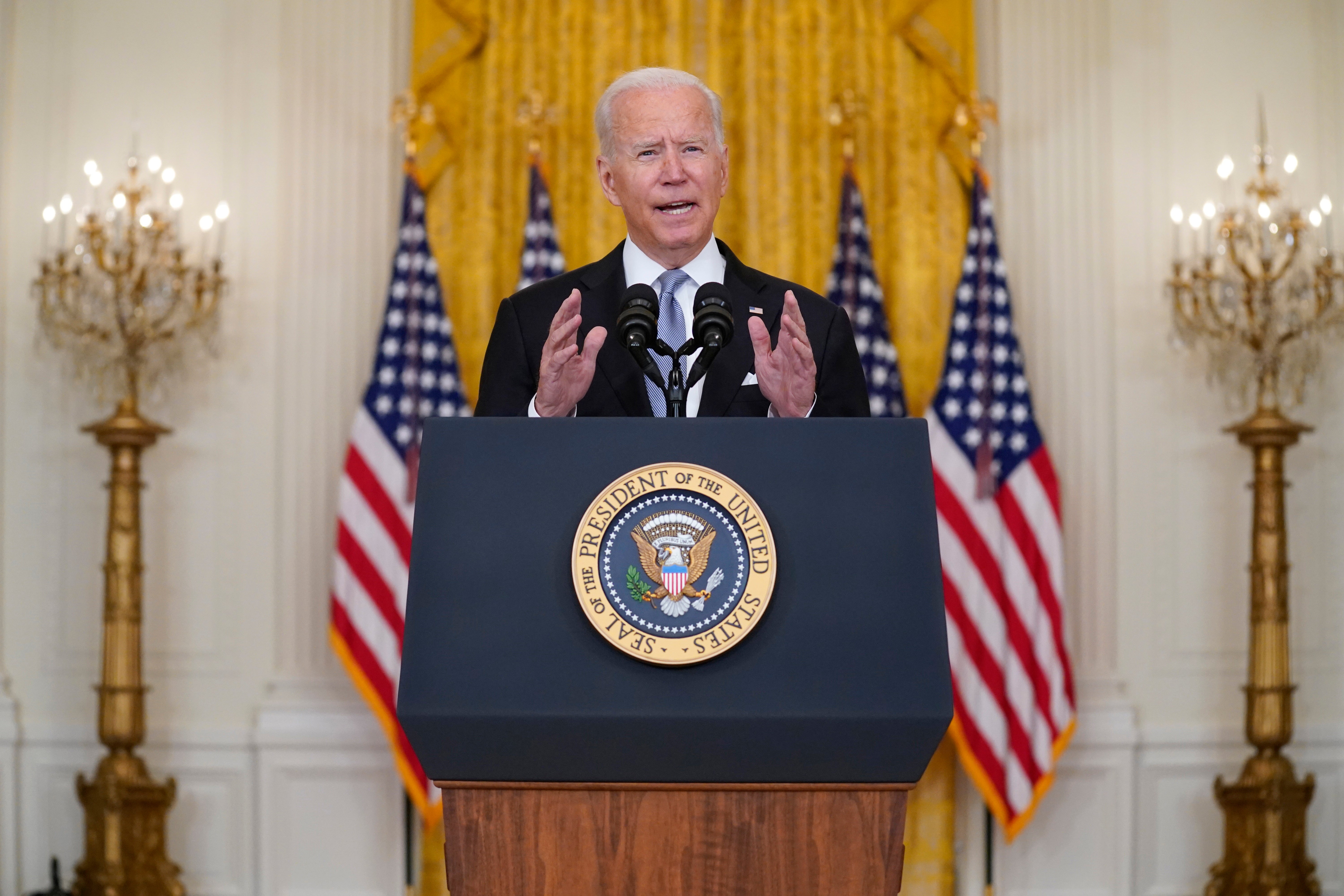 Biden admits that Taliban took over Afghanistan quicker than administration expected