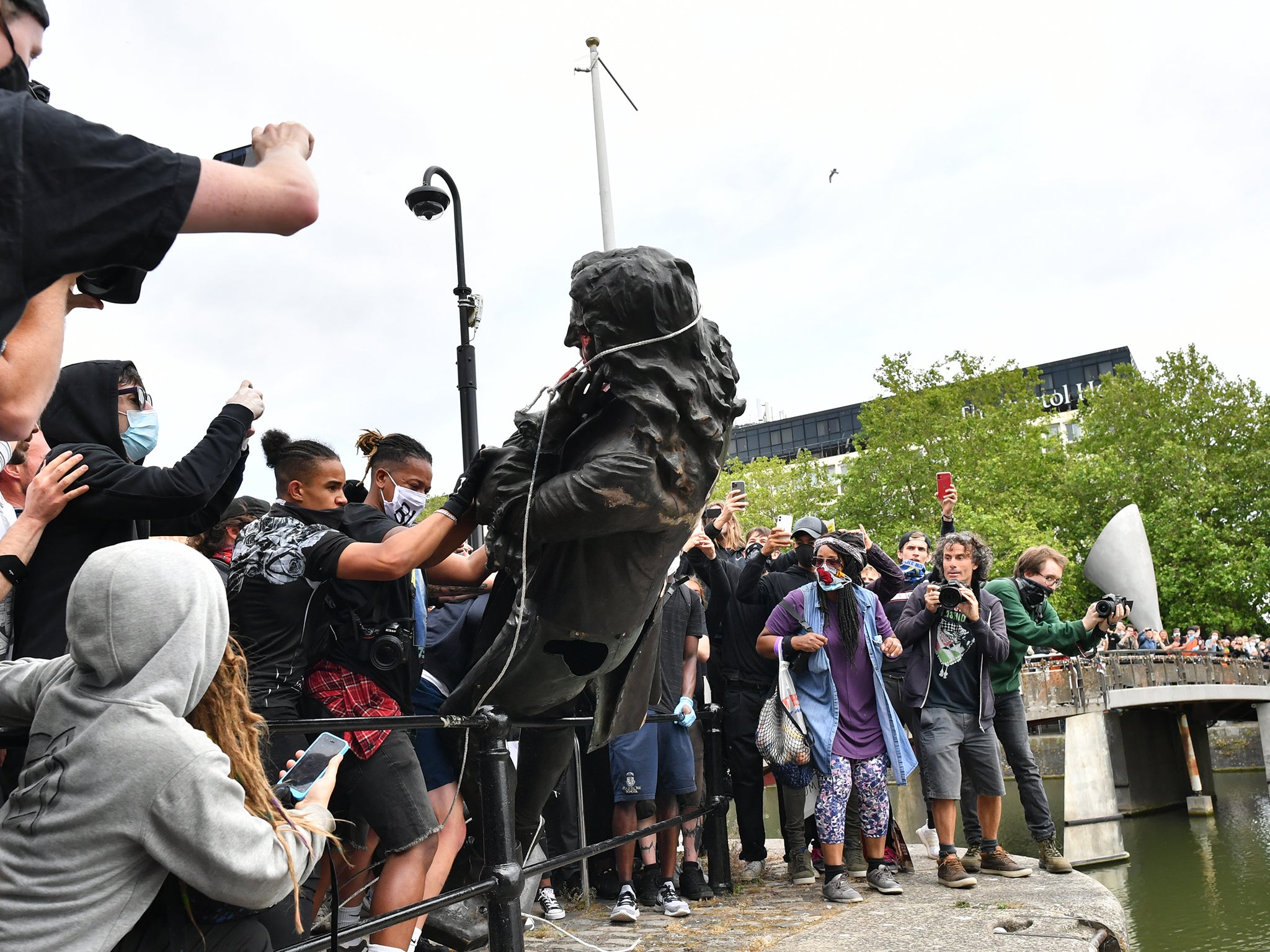 The toppling of Edward Colston in Bristol, 2020, could well have been a scene out of the late fourth century