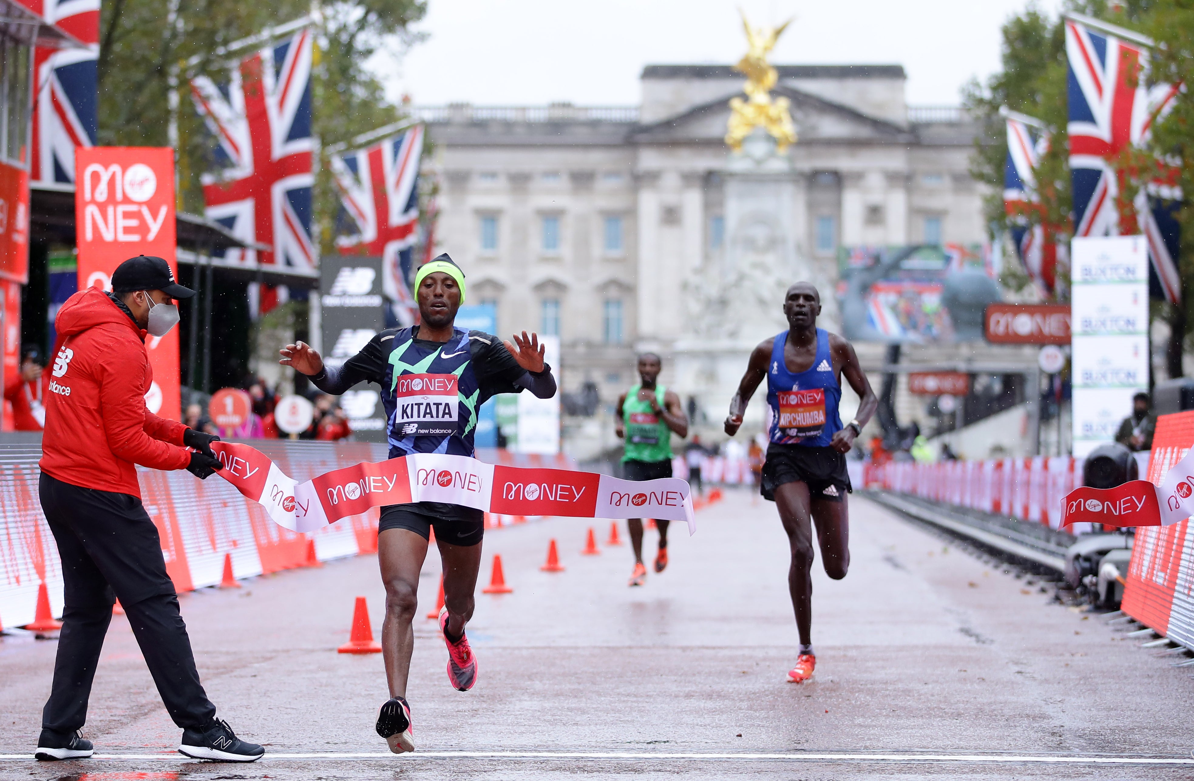 In 2020, Shura Kitata won the men’s elite race, which was run around laps of St James’ Park (Richard Heathcoate/PA)