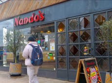 Nando’s closes some restaurants as supply chain hit by ‘pingdemic’