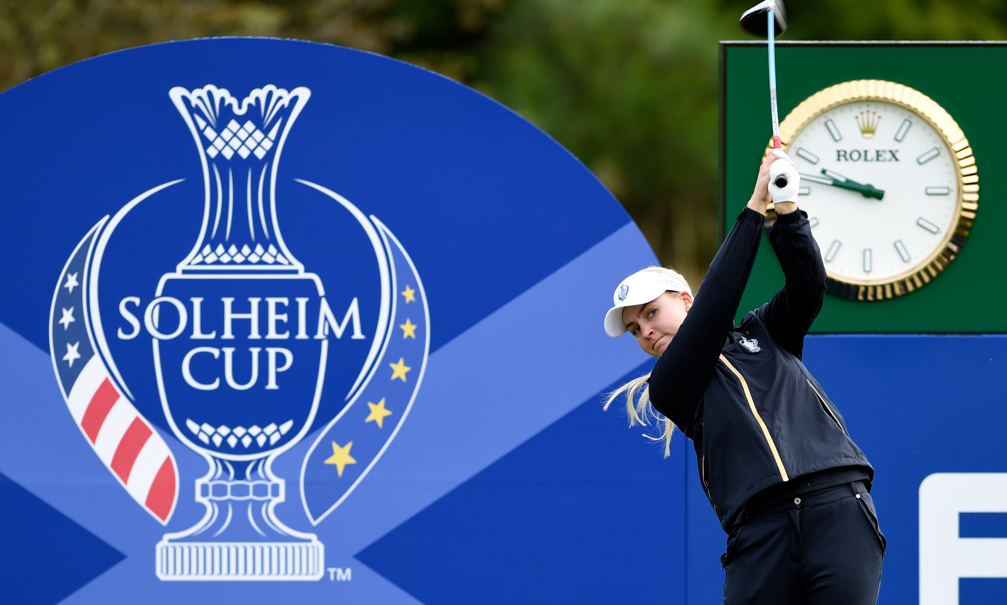 Charley Hull, in action at the 2019 Solheim Cup, helped Europe secure a memorable victory in Colorado (Ian Rutherford/PA)