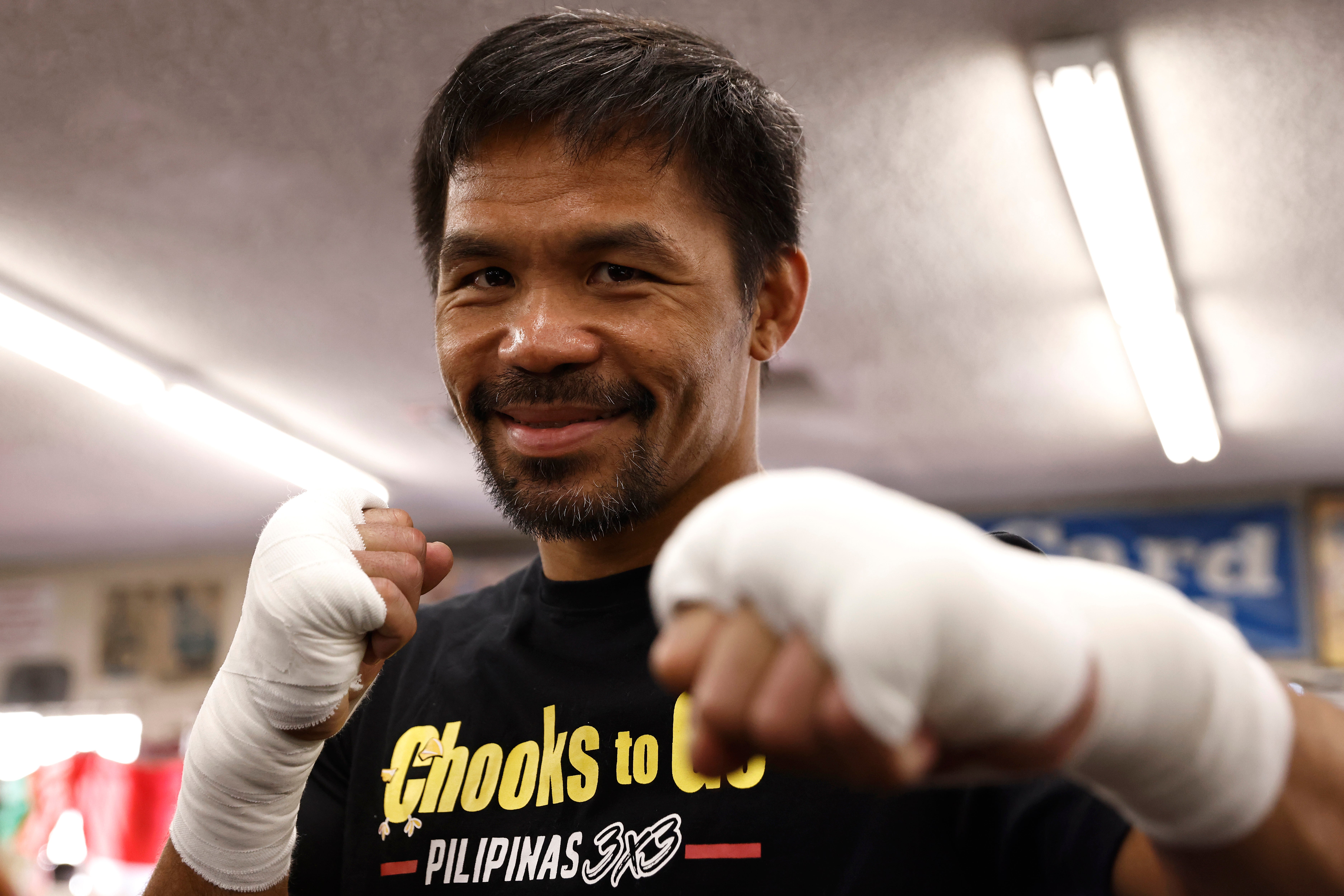 Manny Pacquiao vs Yordenis Ugas ring walks: What time will fight start in UK?