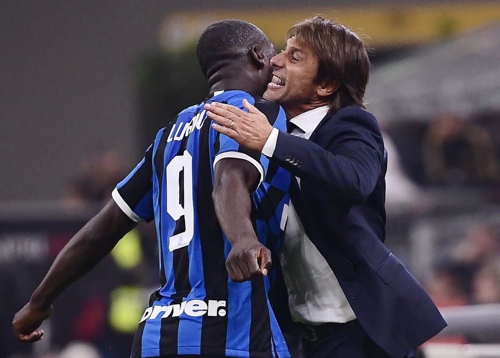 The striker has praised the influence of his former coach Conte