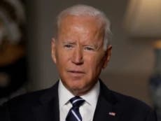 Biden news – live: President accused of ‘bald-faced lie’ in defensive ABC Afghanistan interview