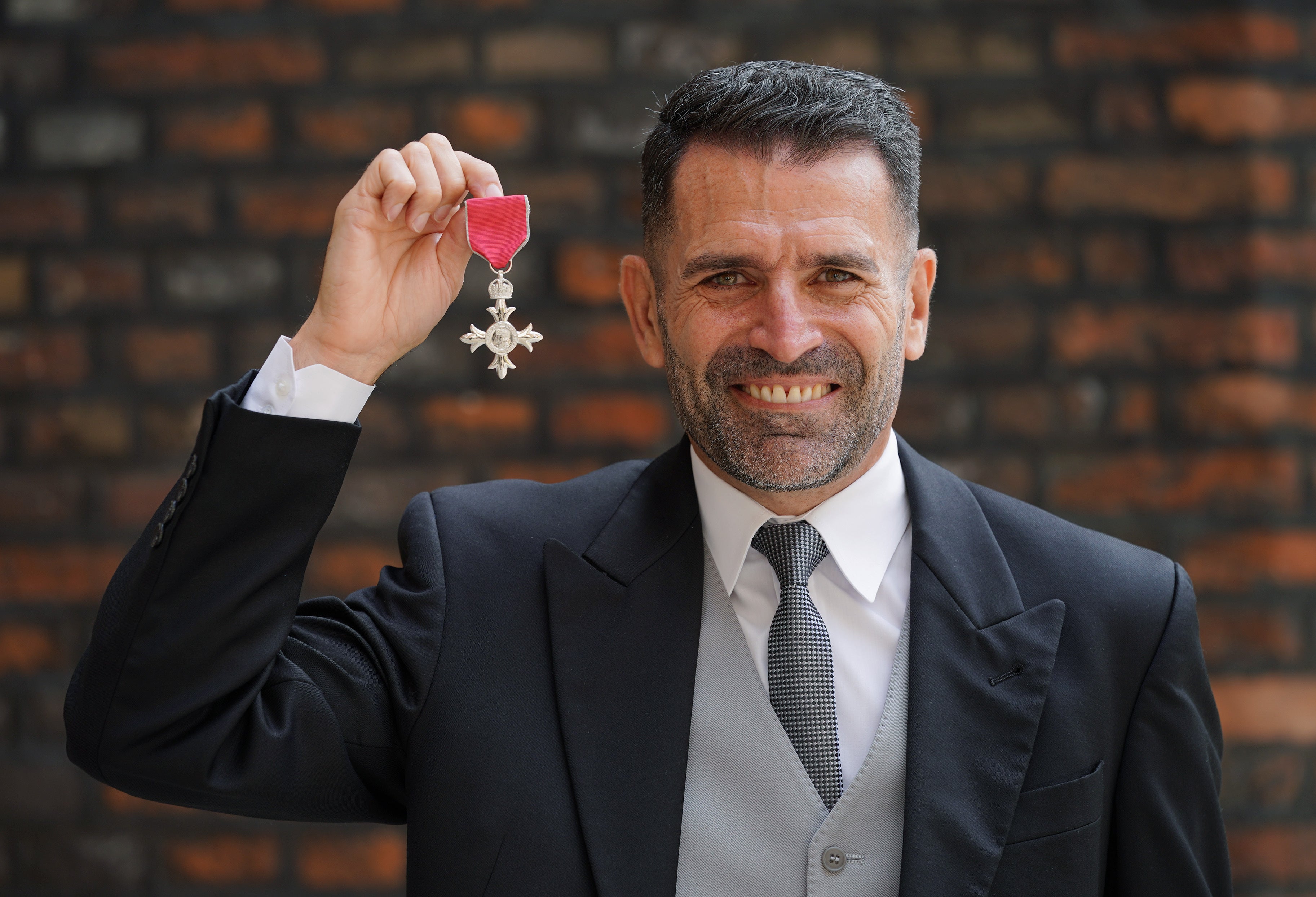 Benali was made an MBE following an investiture ceremony at St James’s Palace this month (Yui Mok/PA)