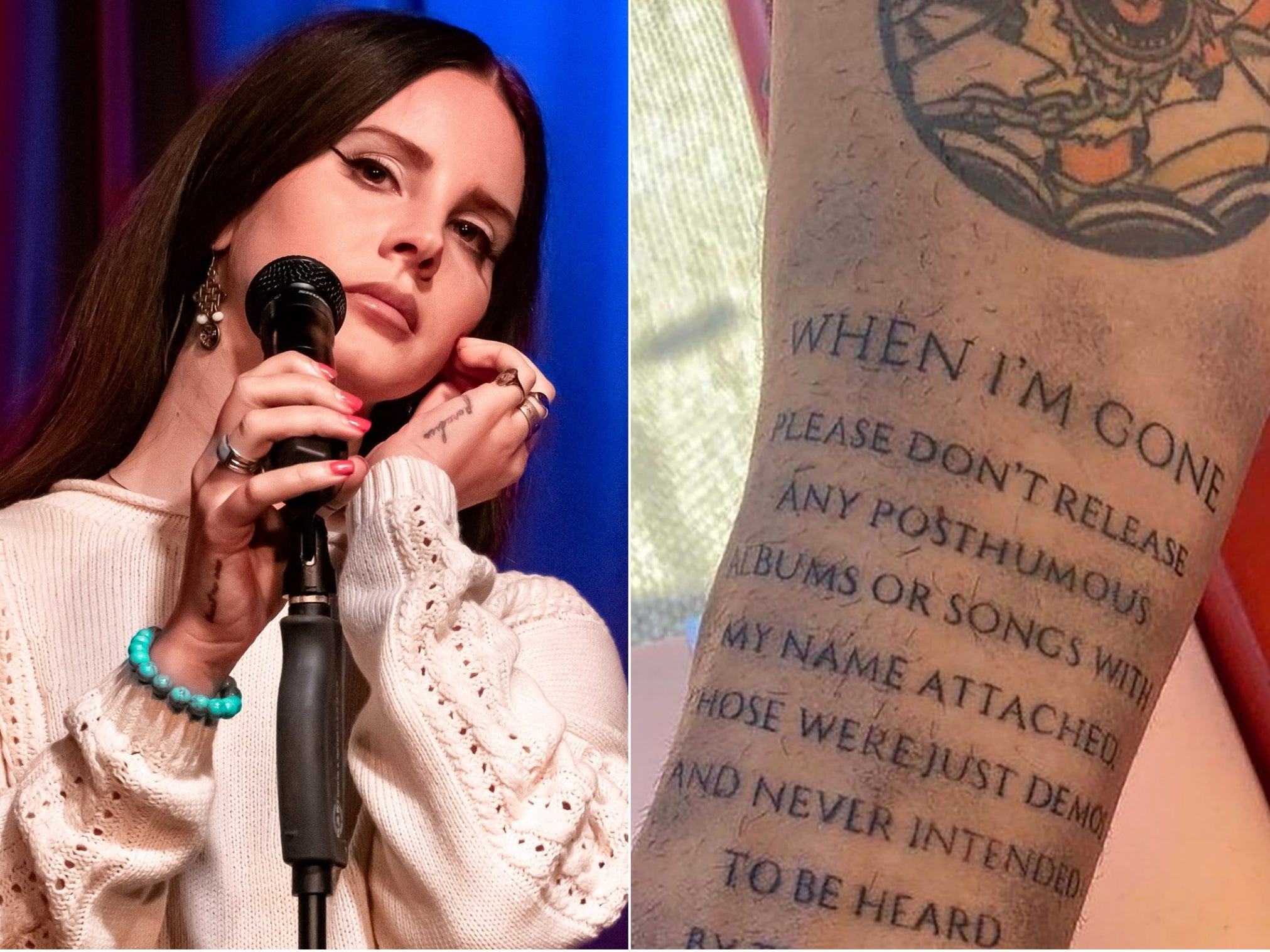 Lana Del Rey says her will prohibits the release of posthumous music