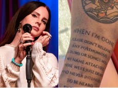 Lana Del Rey says her will prohibits the release of posthumous music