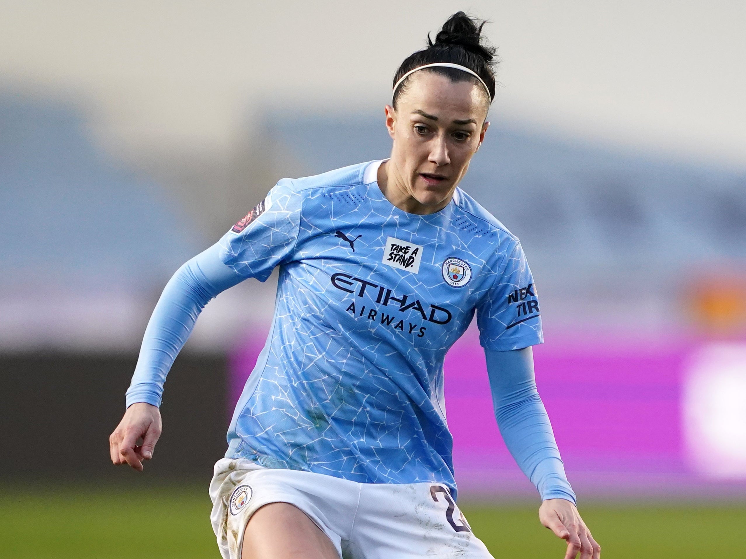 Lucy Bronze rejoined Manchester City last year after three seasons with Lyon (Zac Goodwin/PA)