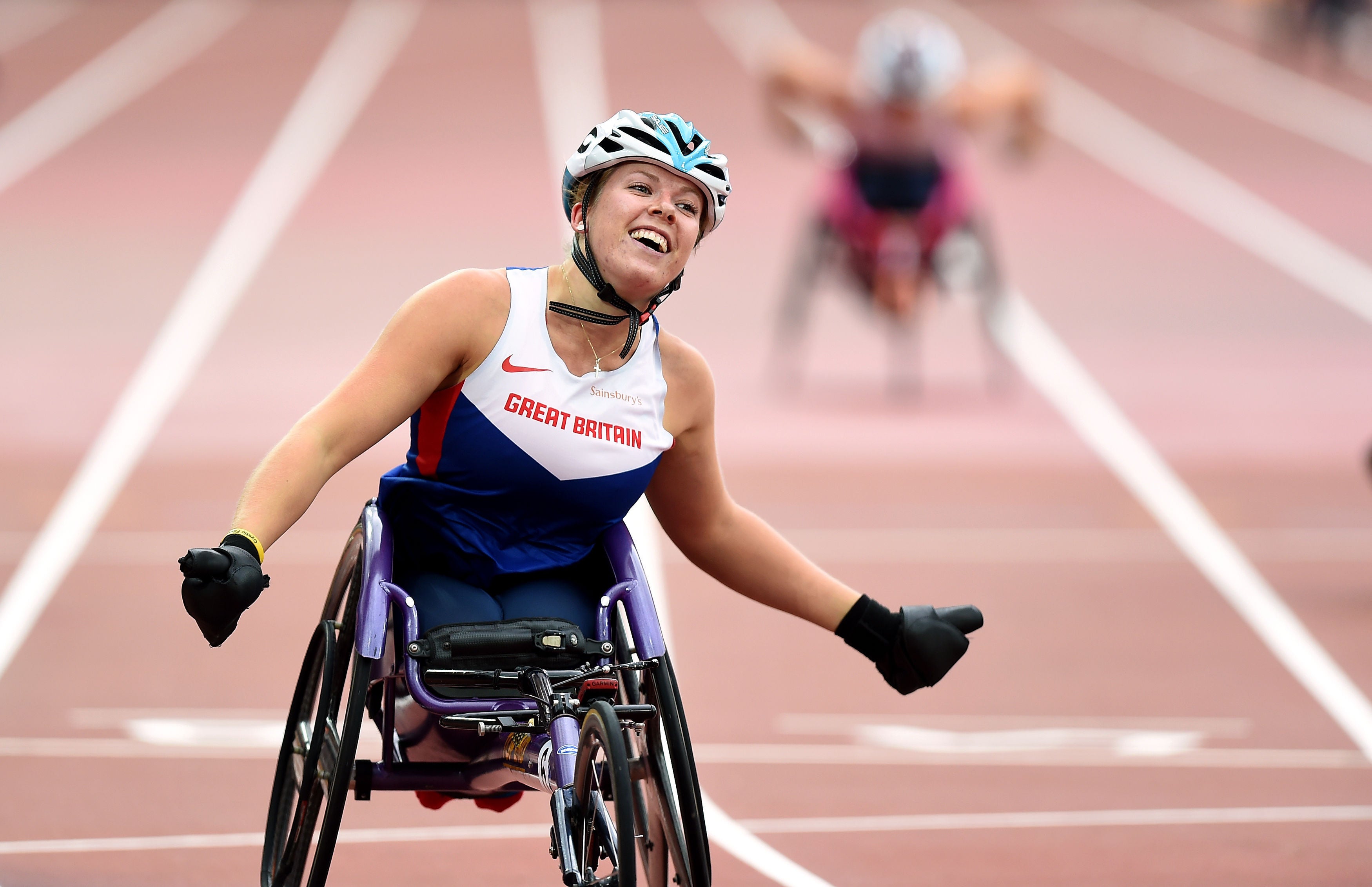 Hannah Cockcroft is a co-captain of the ParalympicsGB athletics team with Aled Davies