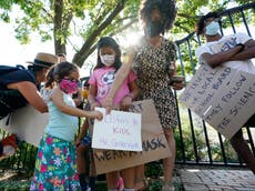 Children with disabilities sue Texas governor Abbott over ban on school mask mandates