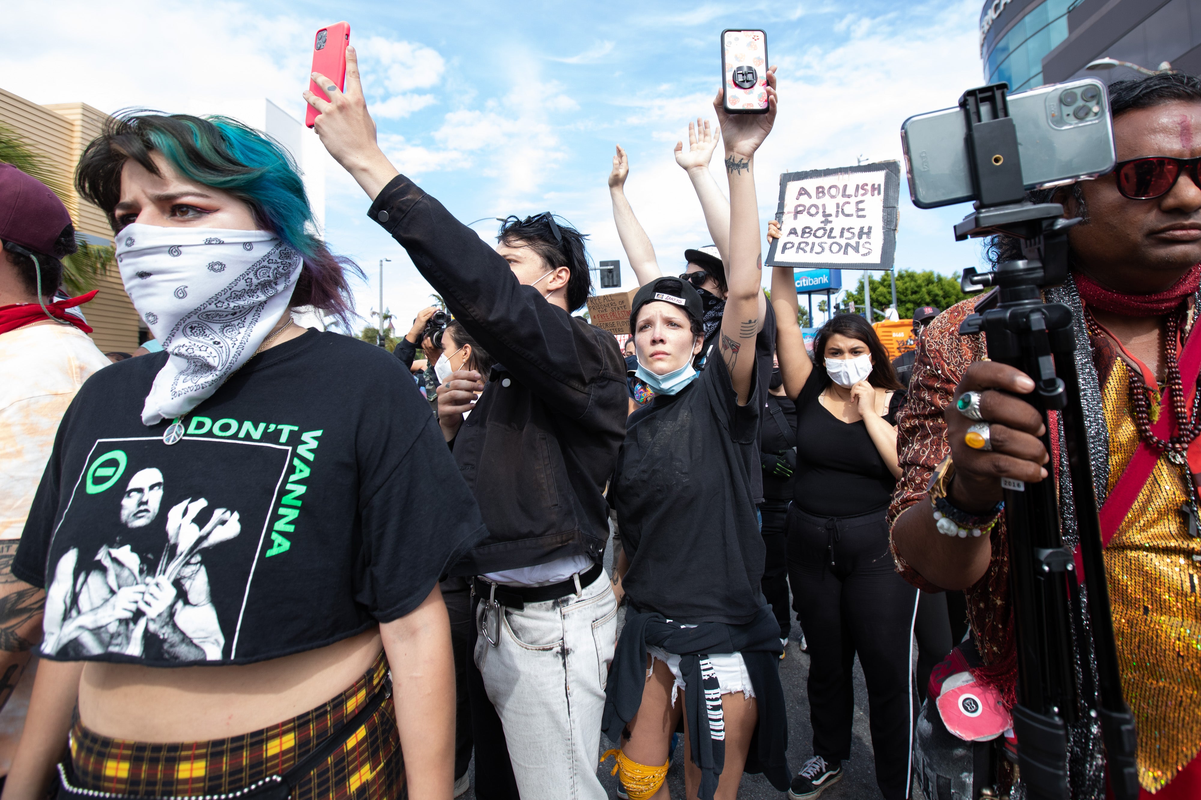 The singer attended a Black Lives Matter protest with Yungblud last year