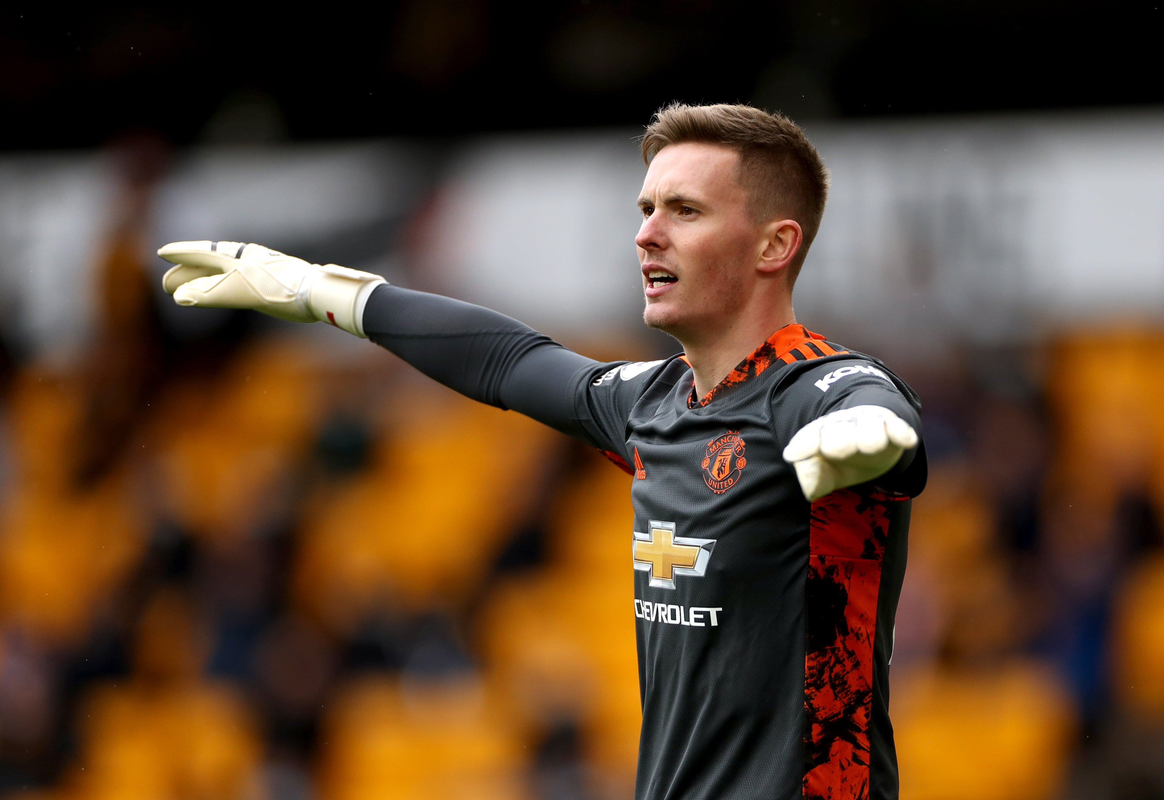 Dean Henderson was United’s Premier League goalkeeper by the end of last season (Bradley Collyer/PA)