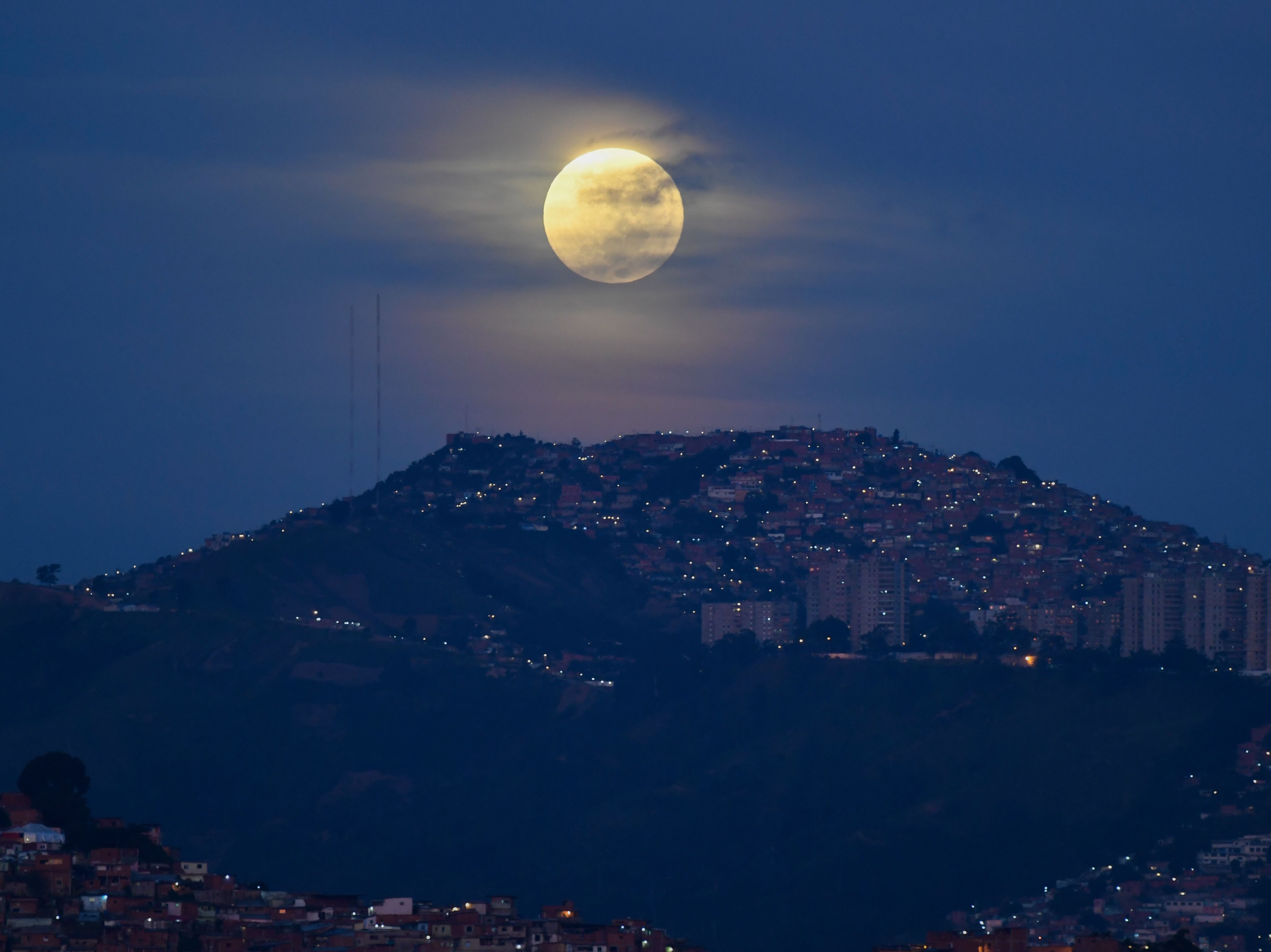 This image shows the more-common “Blue Moon”, which refers to the second of two full moons in one calendar month