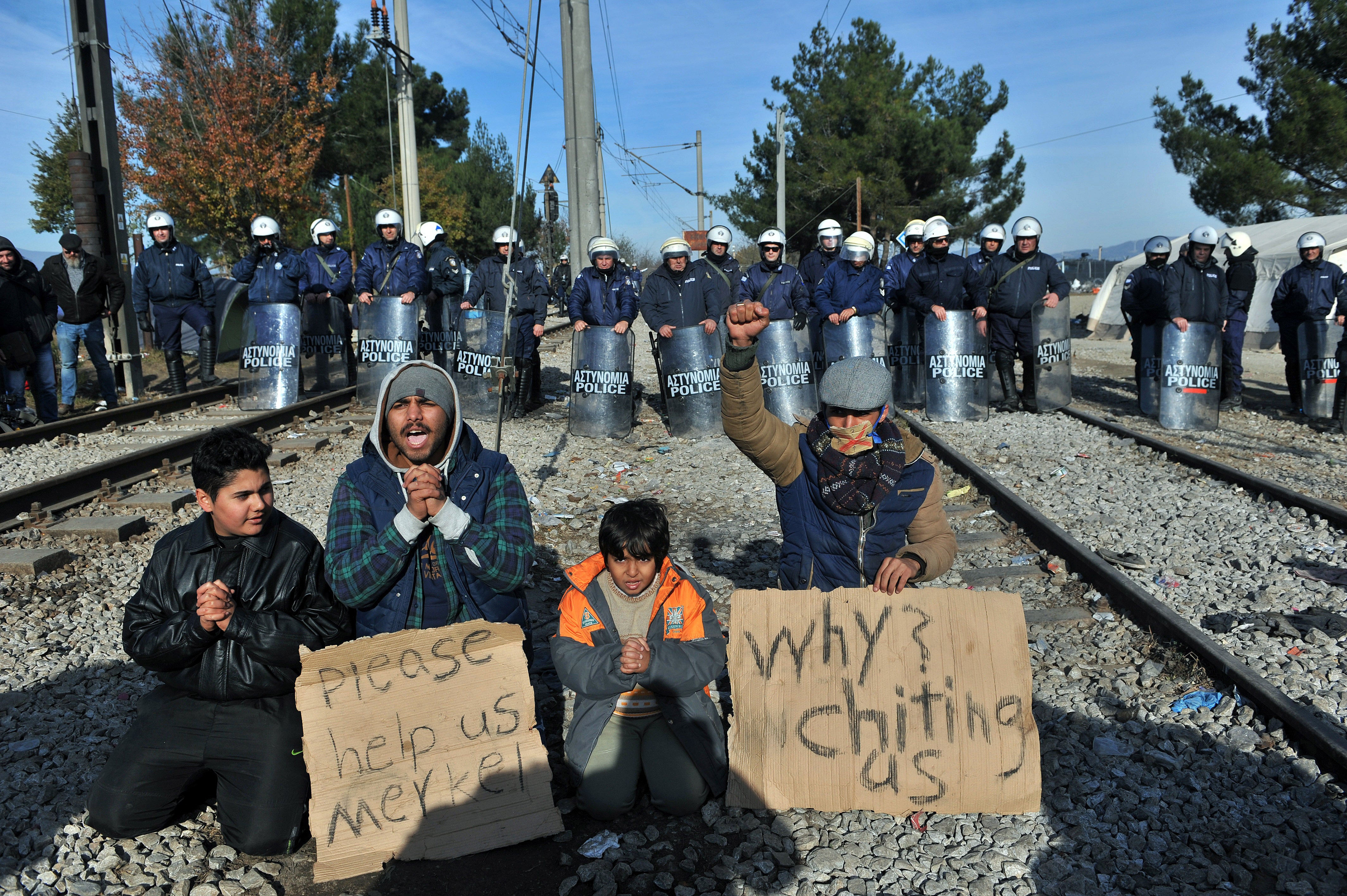 Merkel’s humanitarian stance on the migrant crisis created divisions within her party and the EU