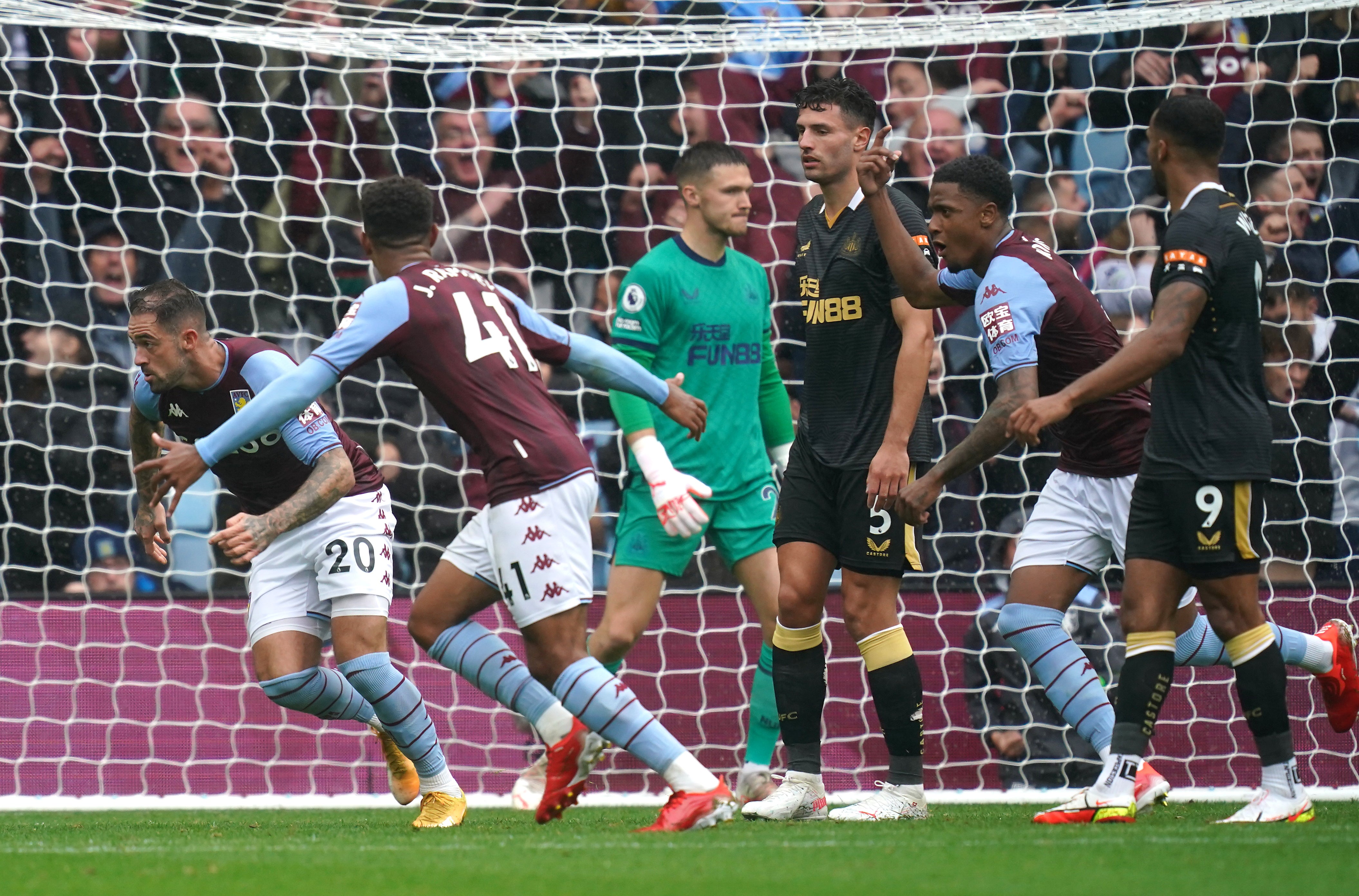 Danny Ings (left) scored a superb opener for Aston Villa