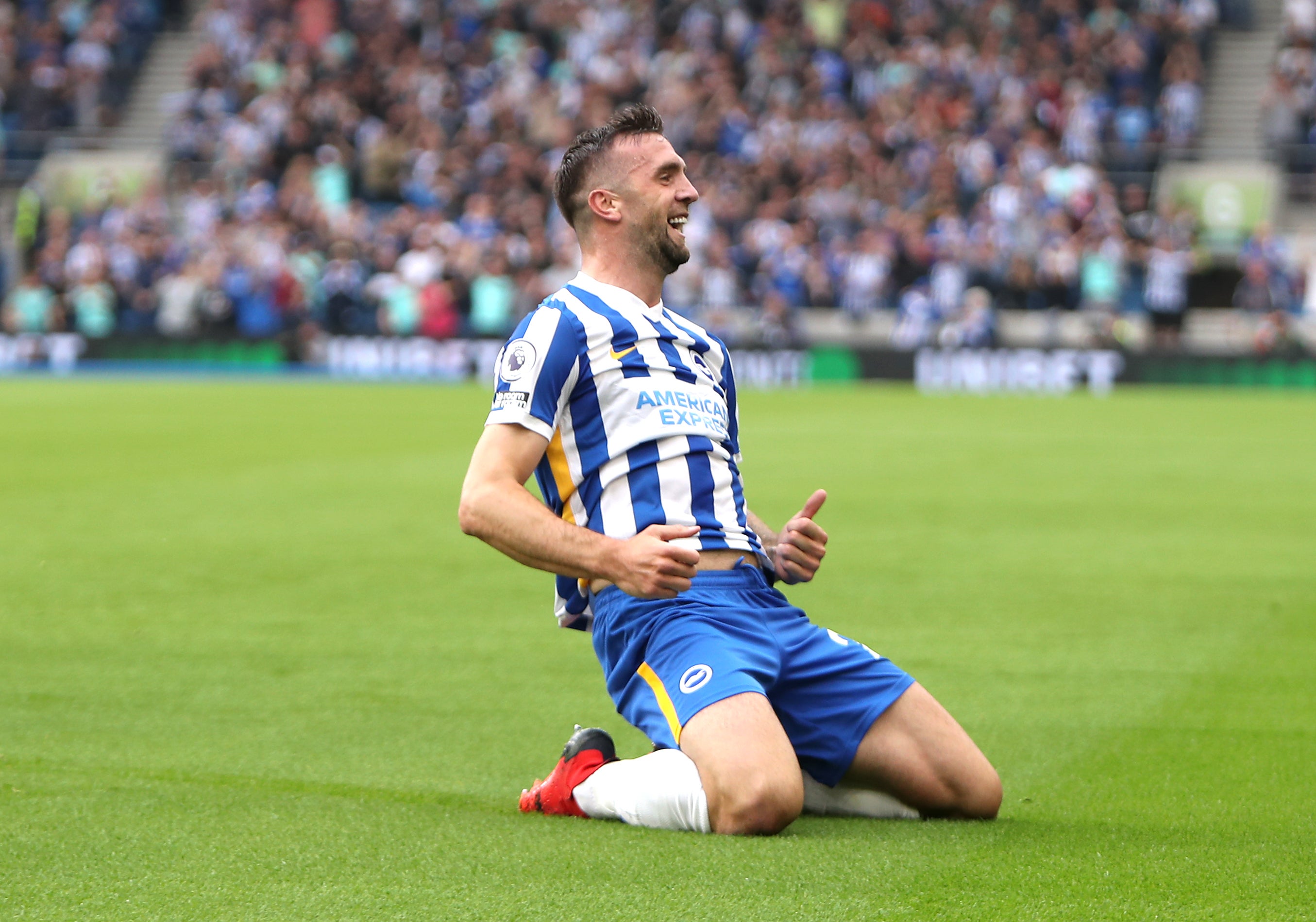 A recharged Shane Duffy against Watford at home yesterday