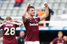 Declan Rice: ‘I wouldn’t sell him for £100 million’, claims West Ham coach