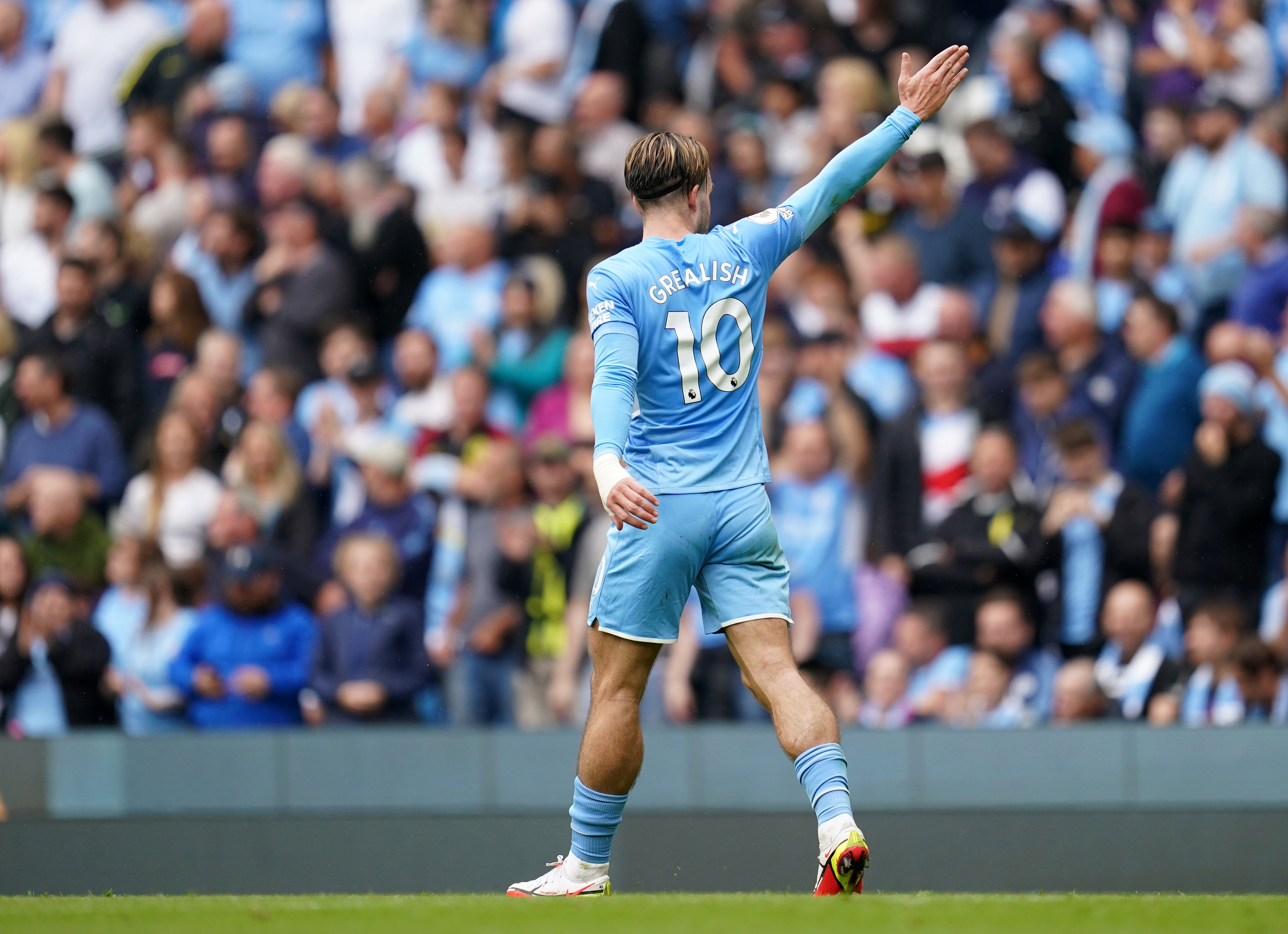 Jack Grealish scored against Norwich (Nick Potts/PA)