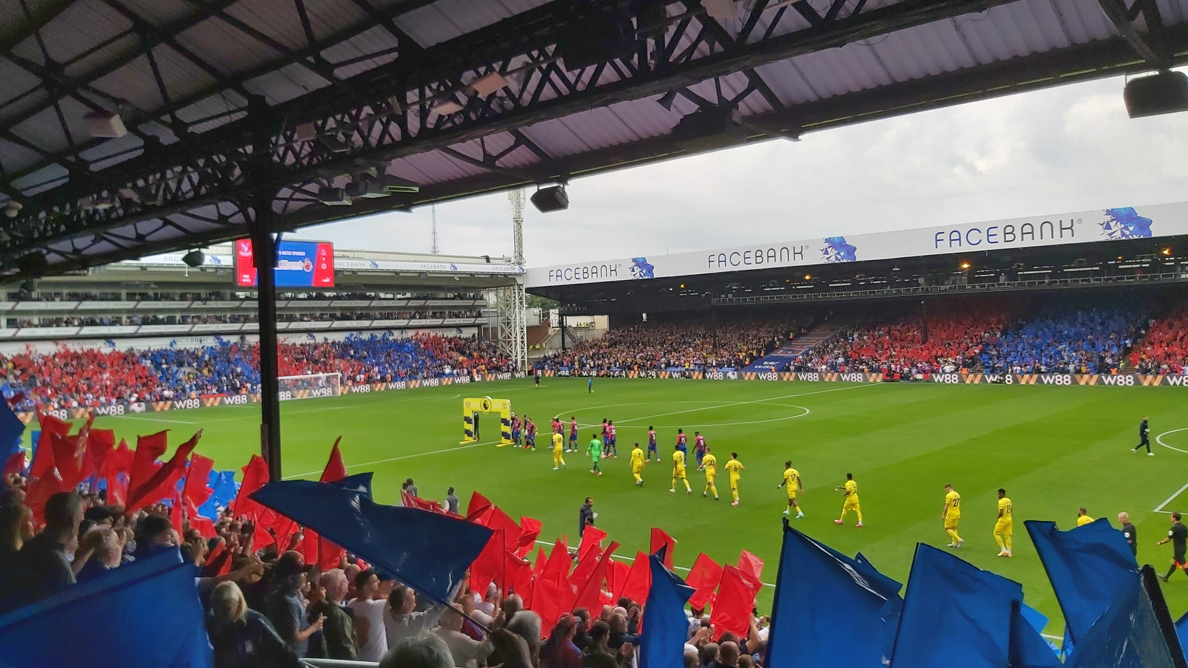 Crystal Palace emerge for the first home game of the season