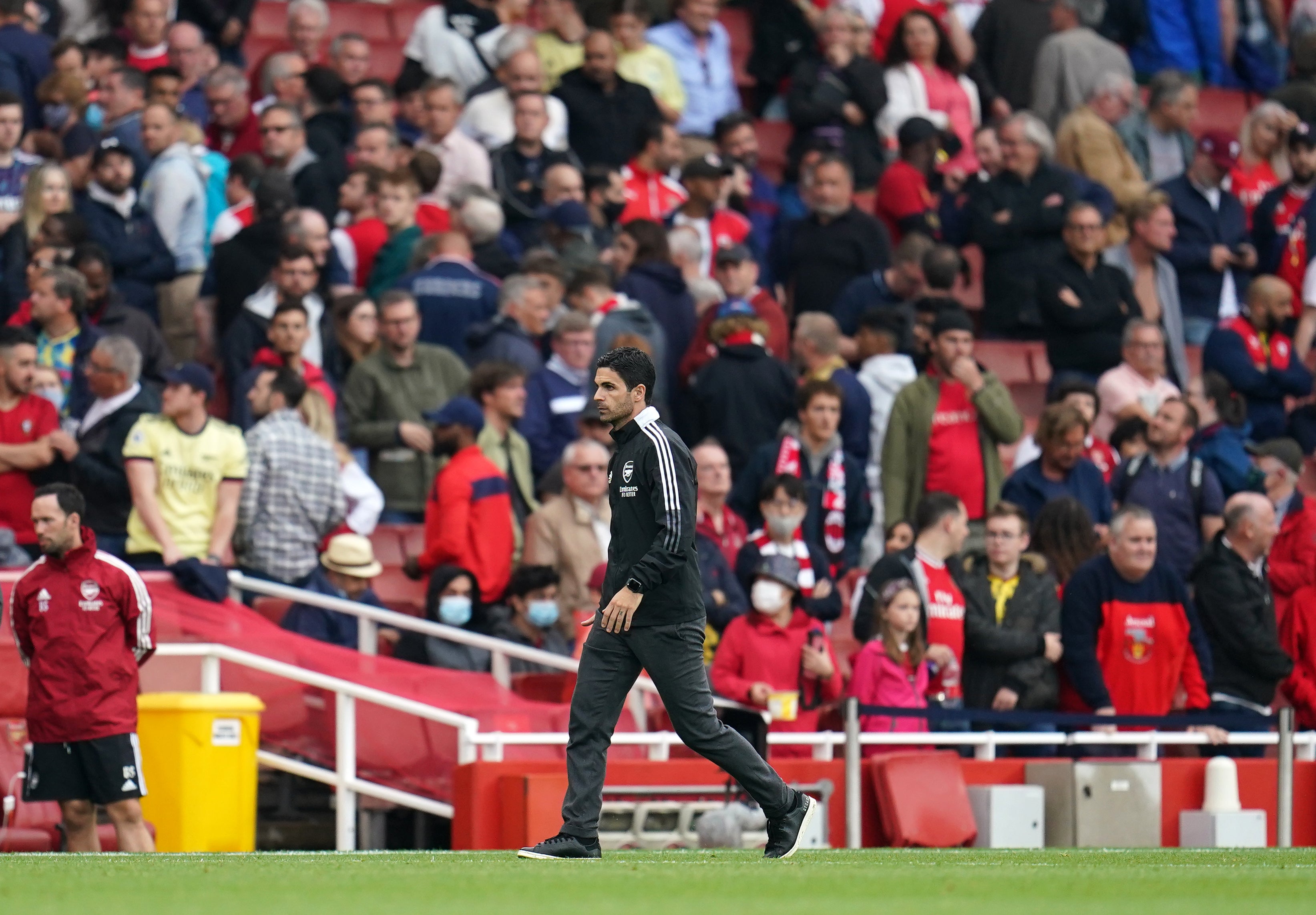 Mikel Arteta has watched Arsenal losing their first two matches of the new season (Nick Potts/PA)